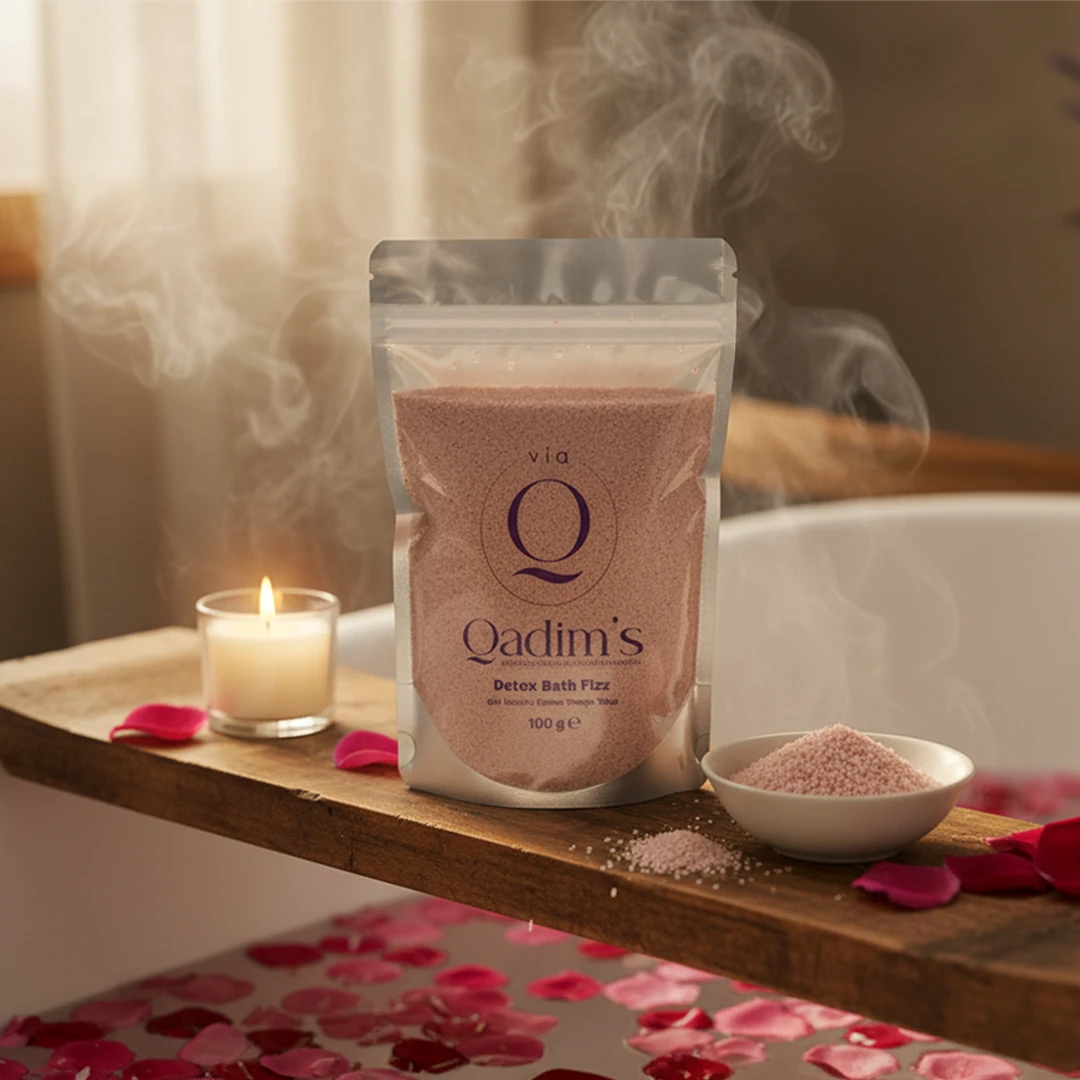 Qadim's Detox Banyo Tozu Gül Kokulu 100 GR