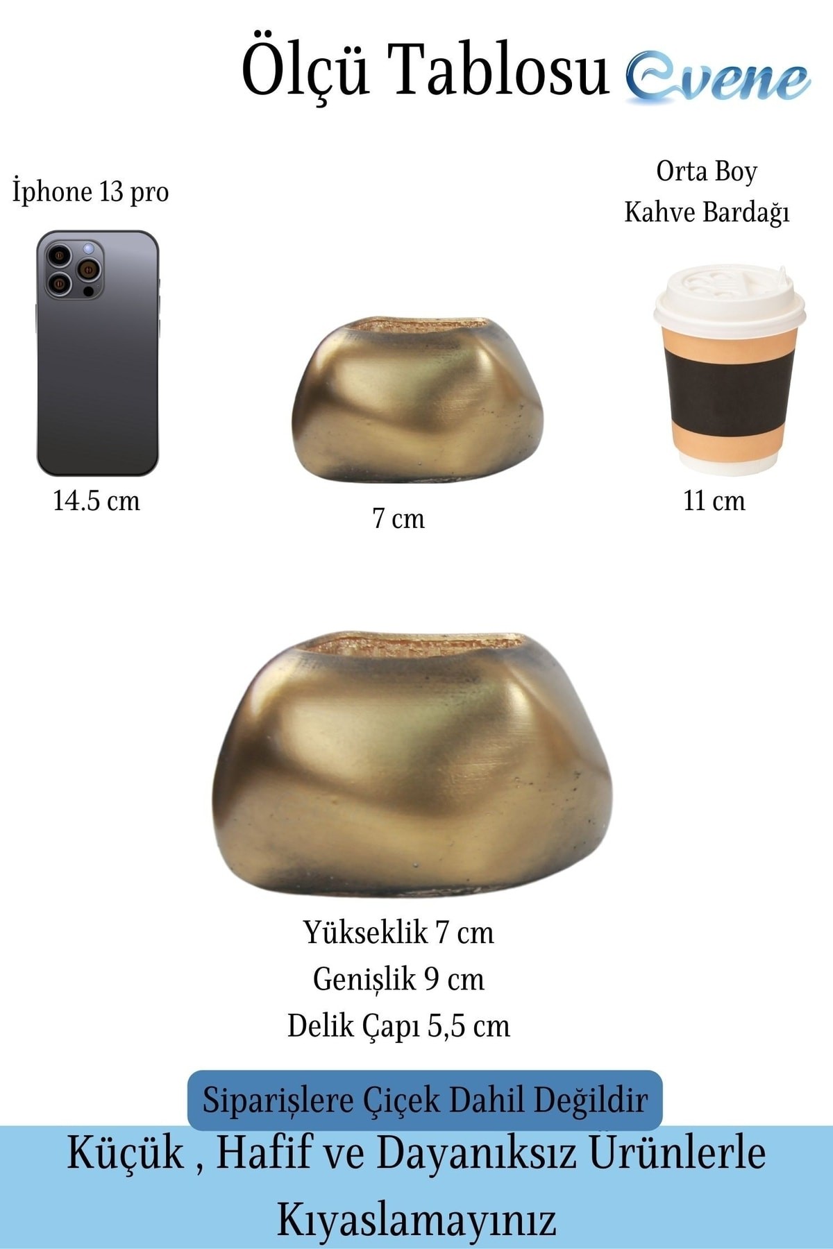 Saksı Çiçek Kaktüs Saksısı Lüx 9 Cm Altın Eskitme Varak Boyalı Elips Desen Saksı Çiçeklik