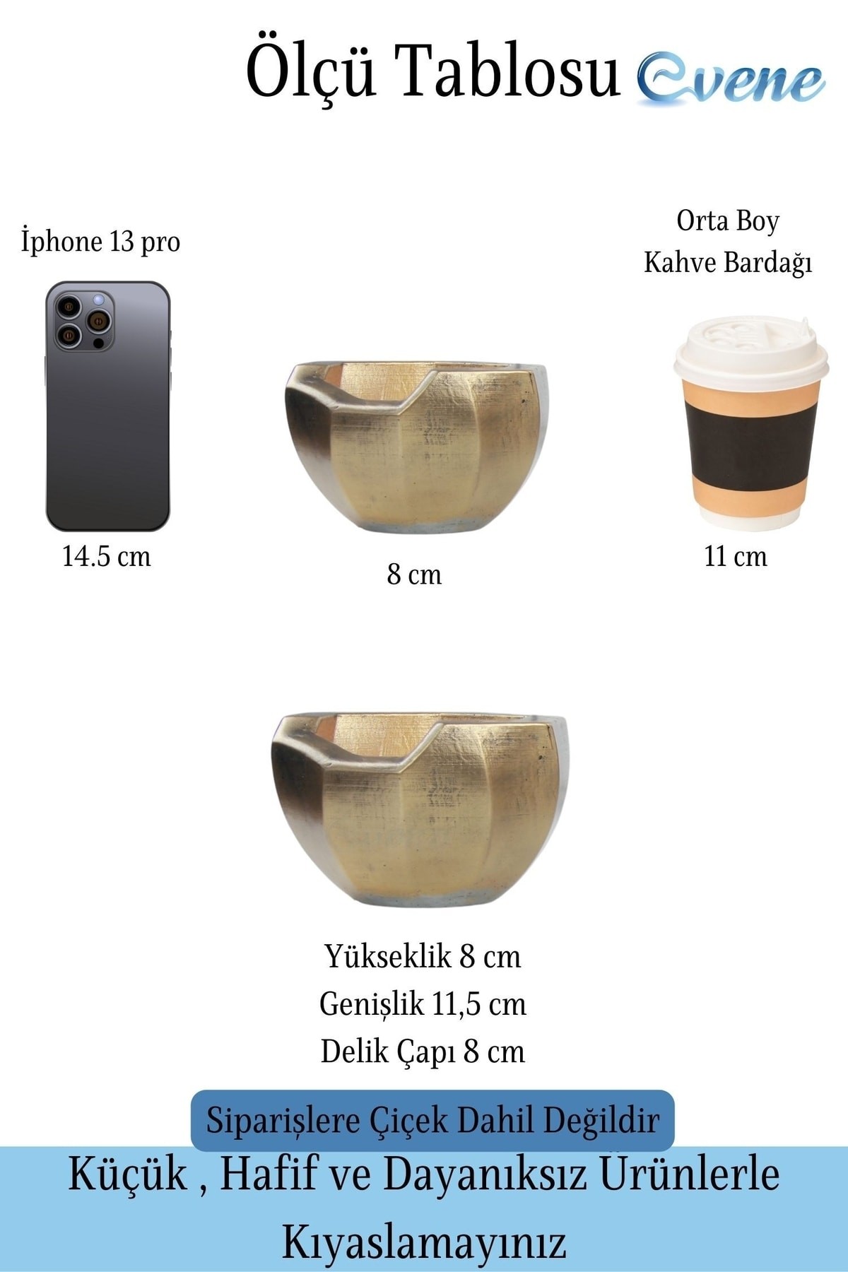 Saksı Çiçek Kaktüs Saksısı Lüx 11,5 Cm Gümüş Eskitme Varak Boyalı Önü Açık Desen Saksı Çiçeklik