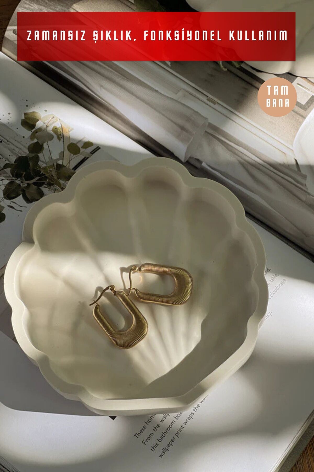 El Yapımı Dekoratif Kutu Kapaklı Takı Kutusu Krem Model 11