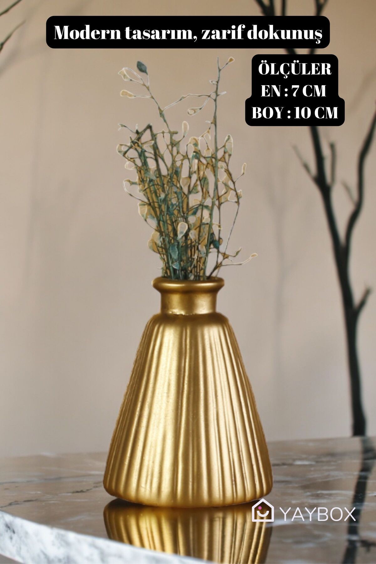 Dekoratif Vazo El Yapımı Model 1