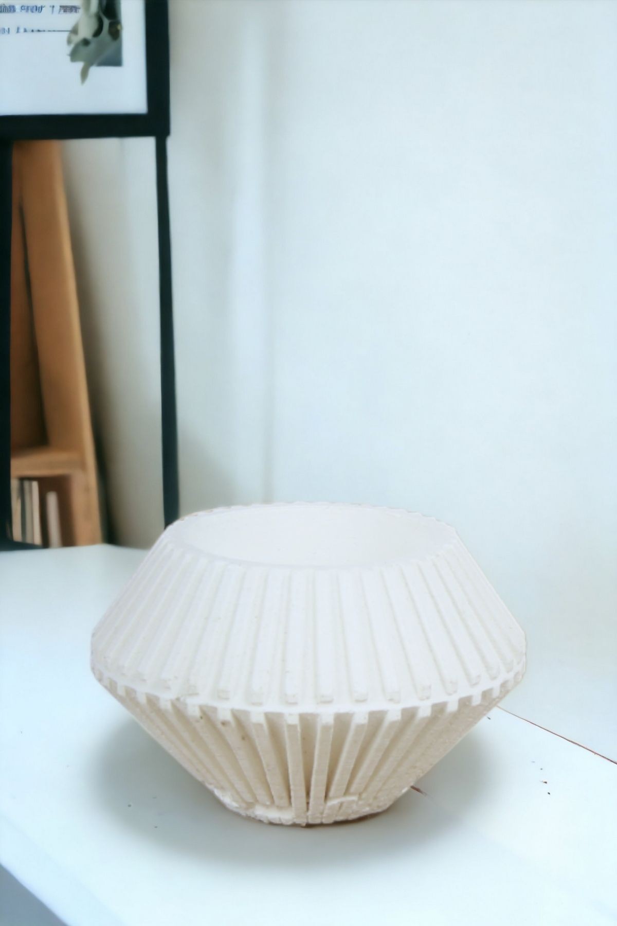 Şamdan Mumluk Dekoratif Mumluk Beyaz Renk Tealight Mumluk Model 37