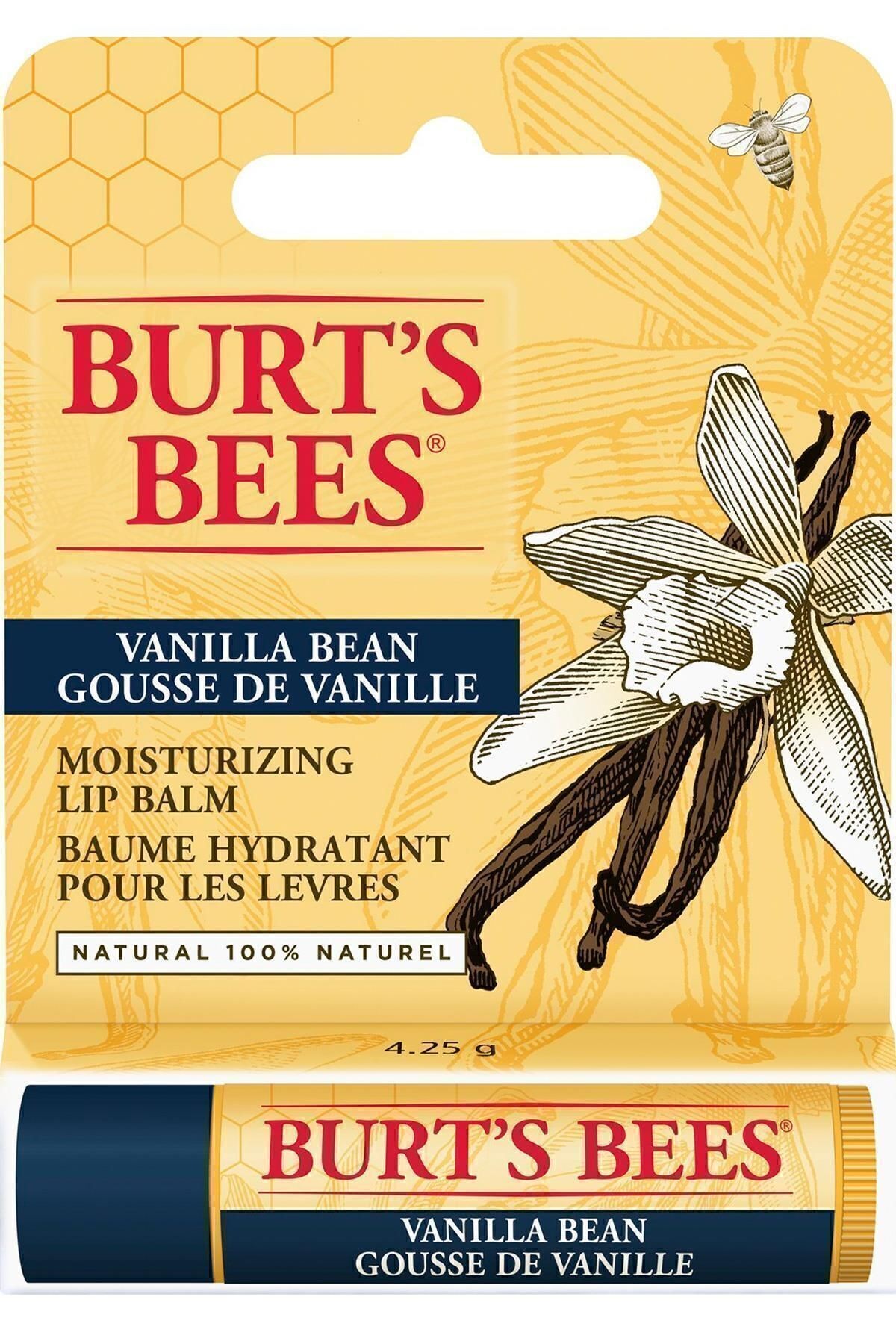 Vanilya Aromalı Dudak Bakım Kremi Blister Ambalaj- Vanilla Lip Balm Blister Box 4,25 gr