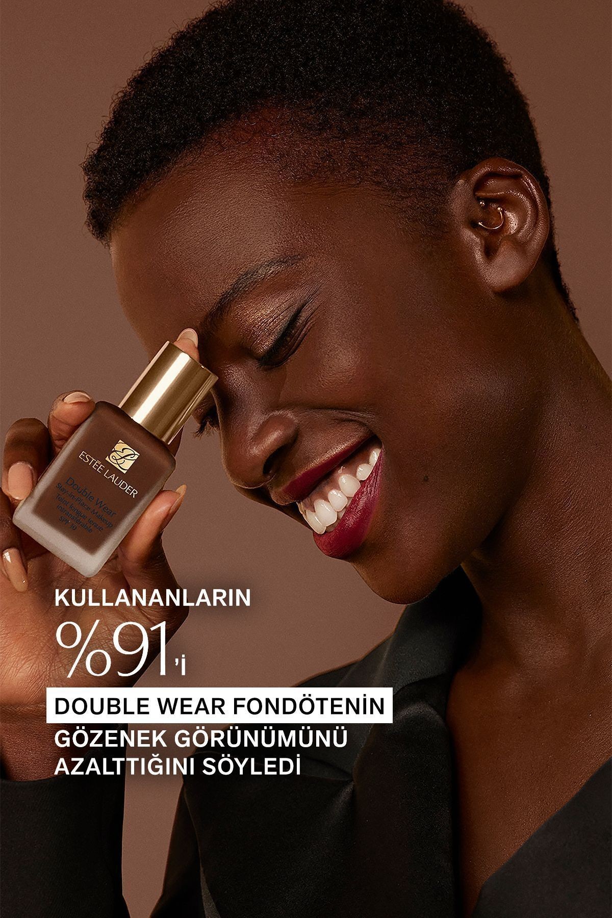 Doğal Ve Mat Bitişli - Double Wear Stay-in-place Fondöten Spf 10 ( 3w1 Tawny ) - 30 ml