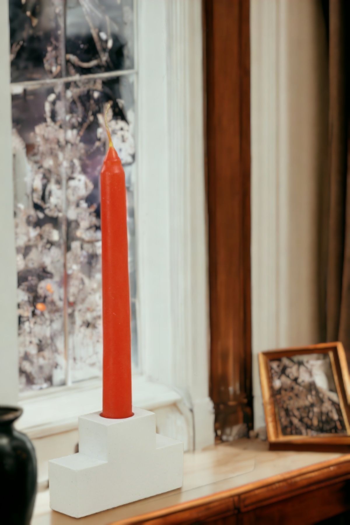 Şamdan Mumluk Dekoratif Mumluk Beyaz Renk Tealight Mumluk Model 16