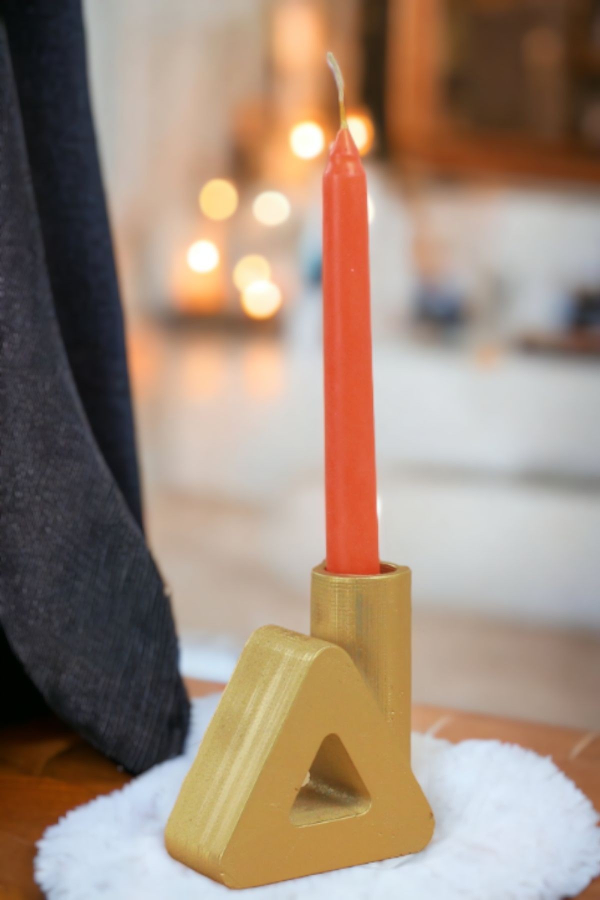 Şamdan Mumluk Altın Tealight ve Şamdan Mum Uyumlu Model 8