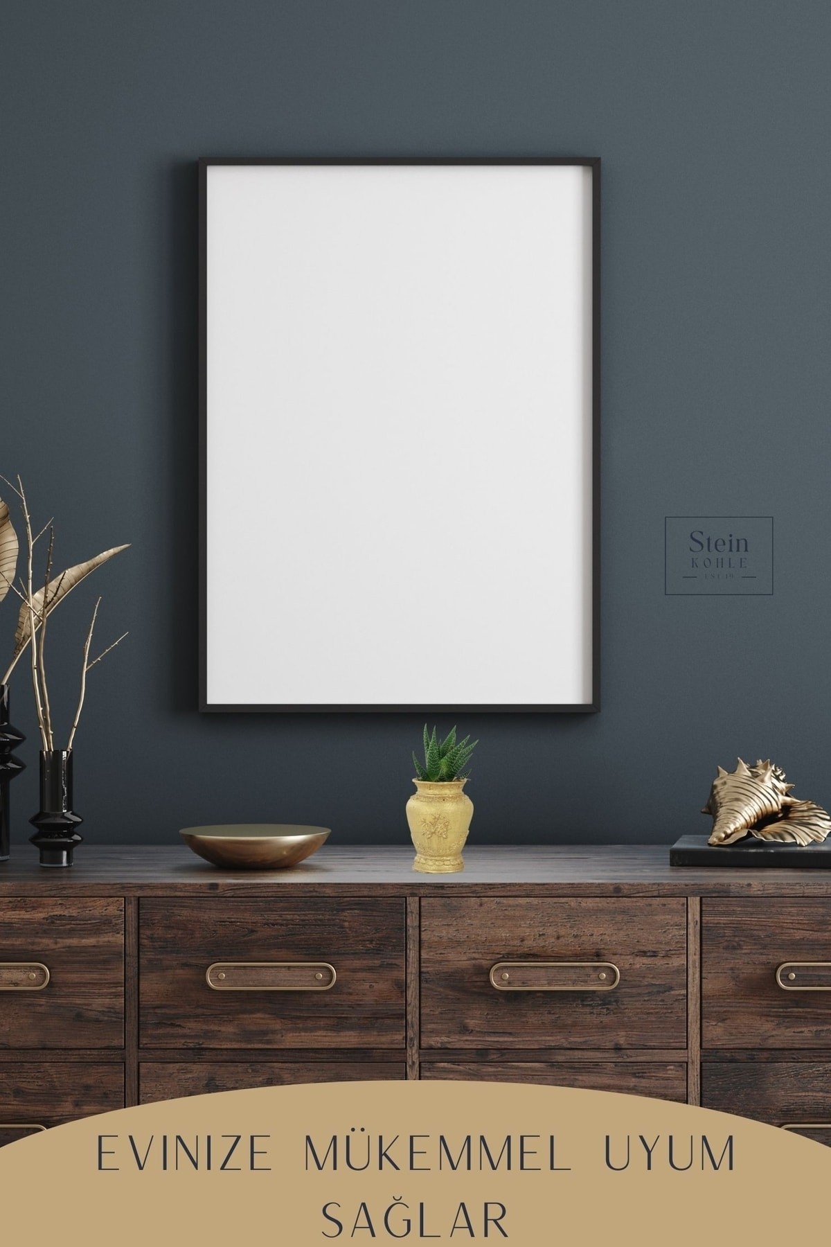 Dekoratif Saksı Minik Kaktüs Saksısı Altın Renk 3 Adet Saksı Seti Mini Vazo Model