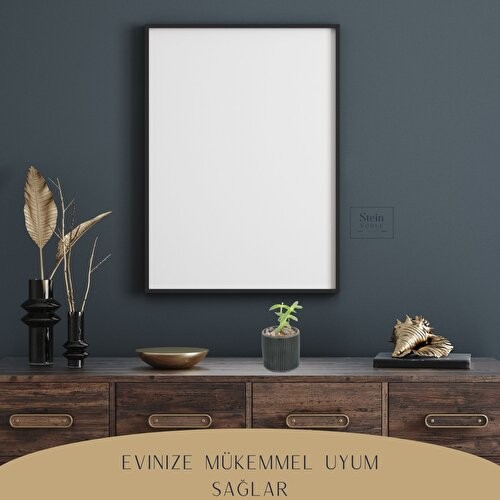 Stein Kohle Dekoratif Saksı Minik Kaktüs Saksısı Düz Ince Çizgili Model