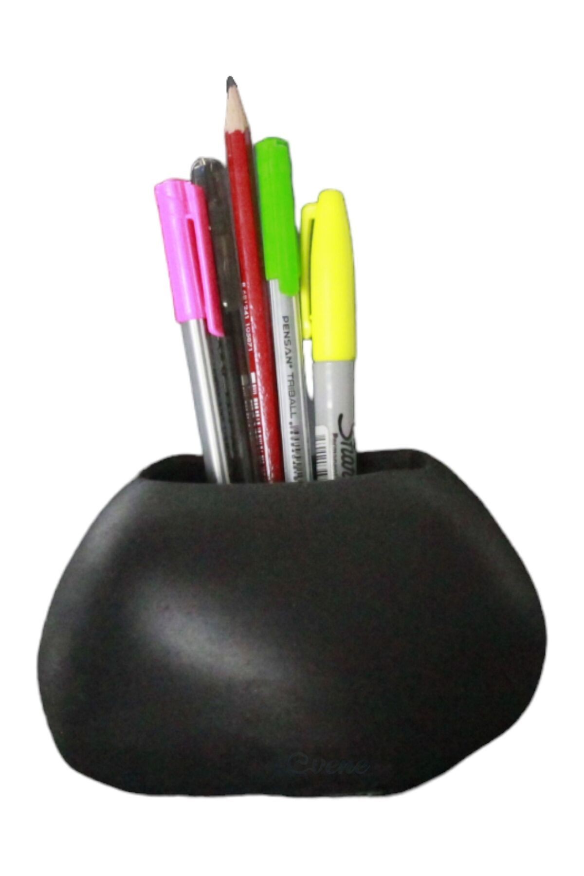 Kalemlik Siyah Renk Masa Kalemliği Organizer Kalemlik Model 22 image