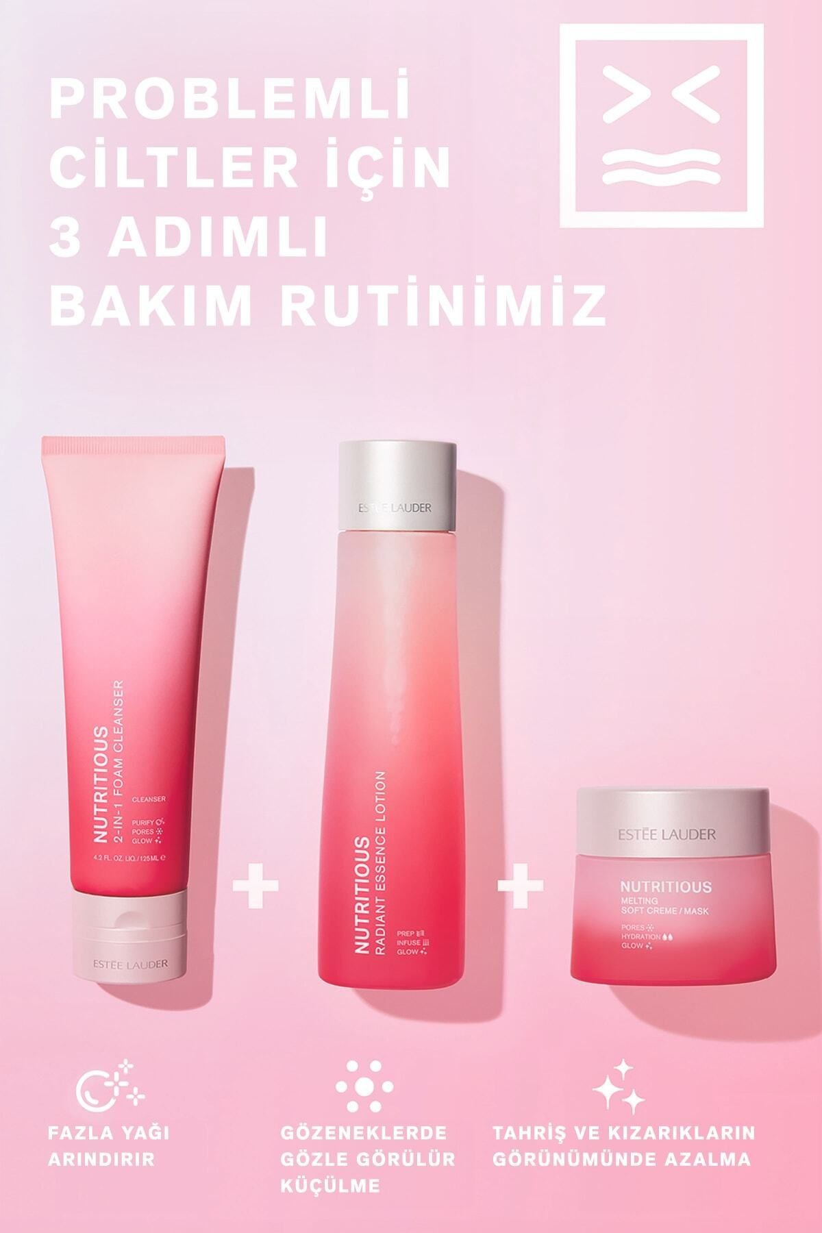 Nutritious 2-in-1 Yüz Temizleme Köpüğü & Maske, Gözenekler, Yağ Kontrolü, Doğal İçerikler - 125ml