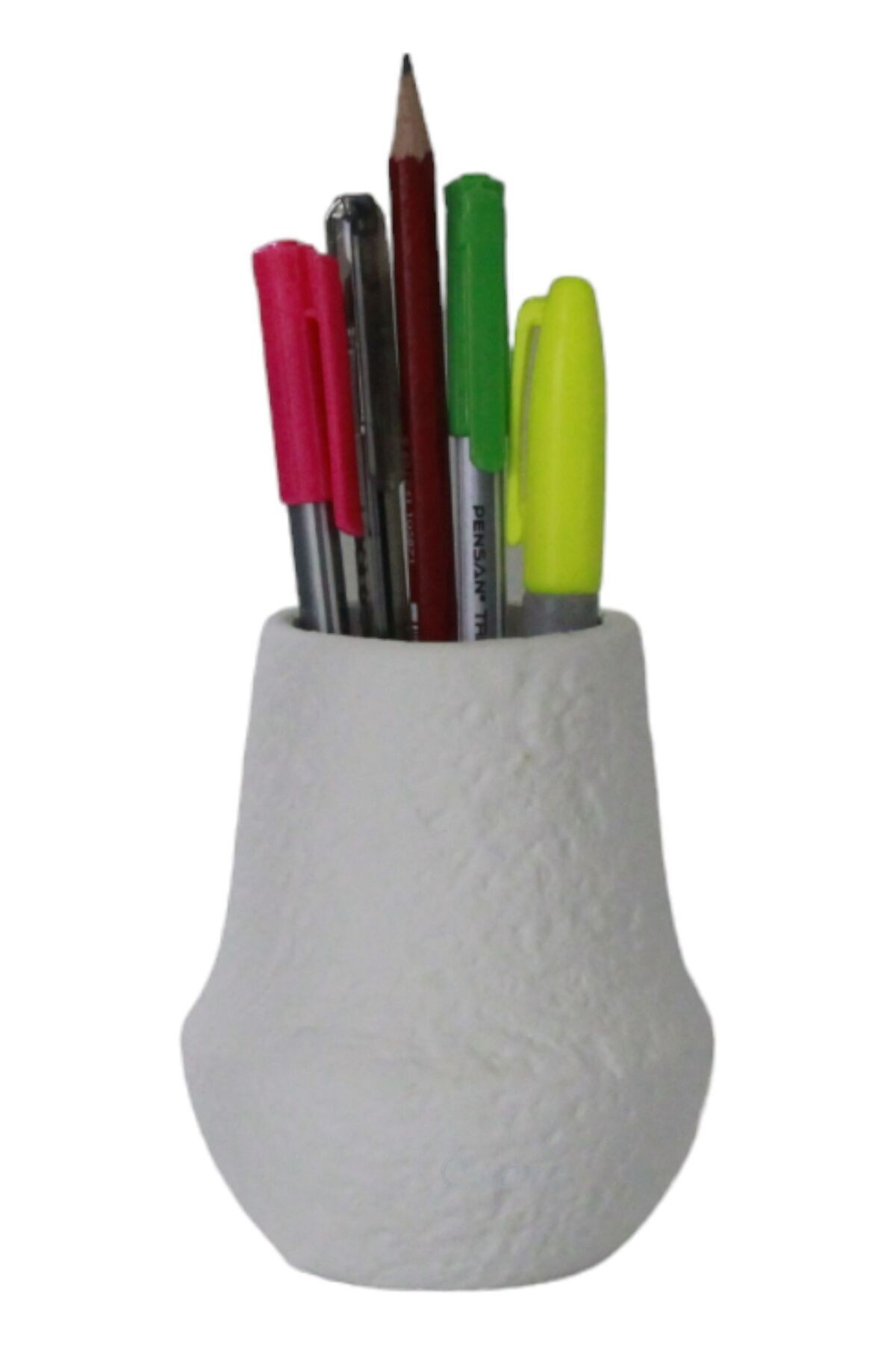 Kalemlik Beyaz Renk Masa Kalemliği Organizer Kalemlik Model 15 image