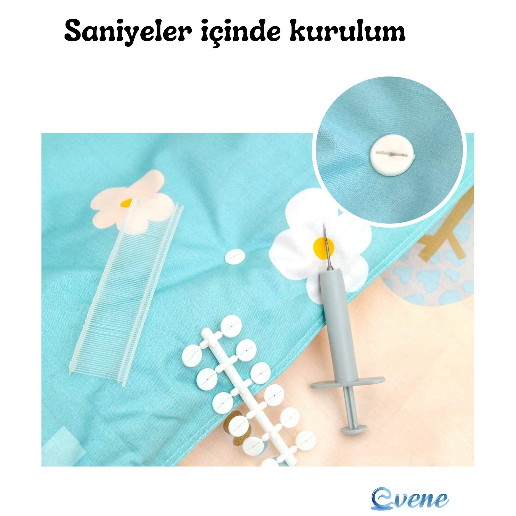 Nevresim Tokası Kılçık Makinesi Yorgan Tutucu Kırlent Düğmesi