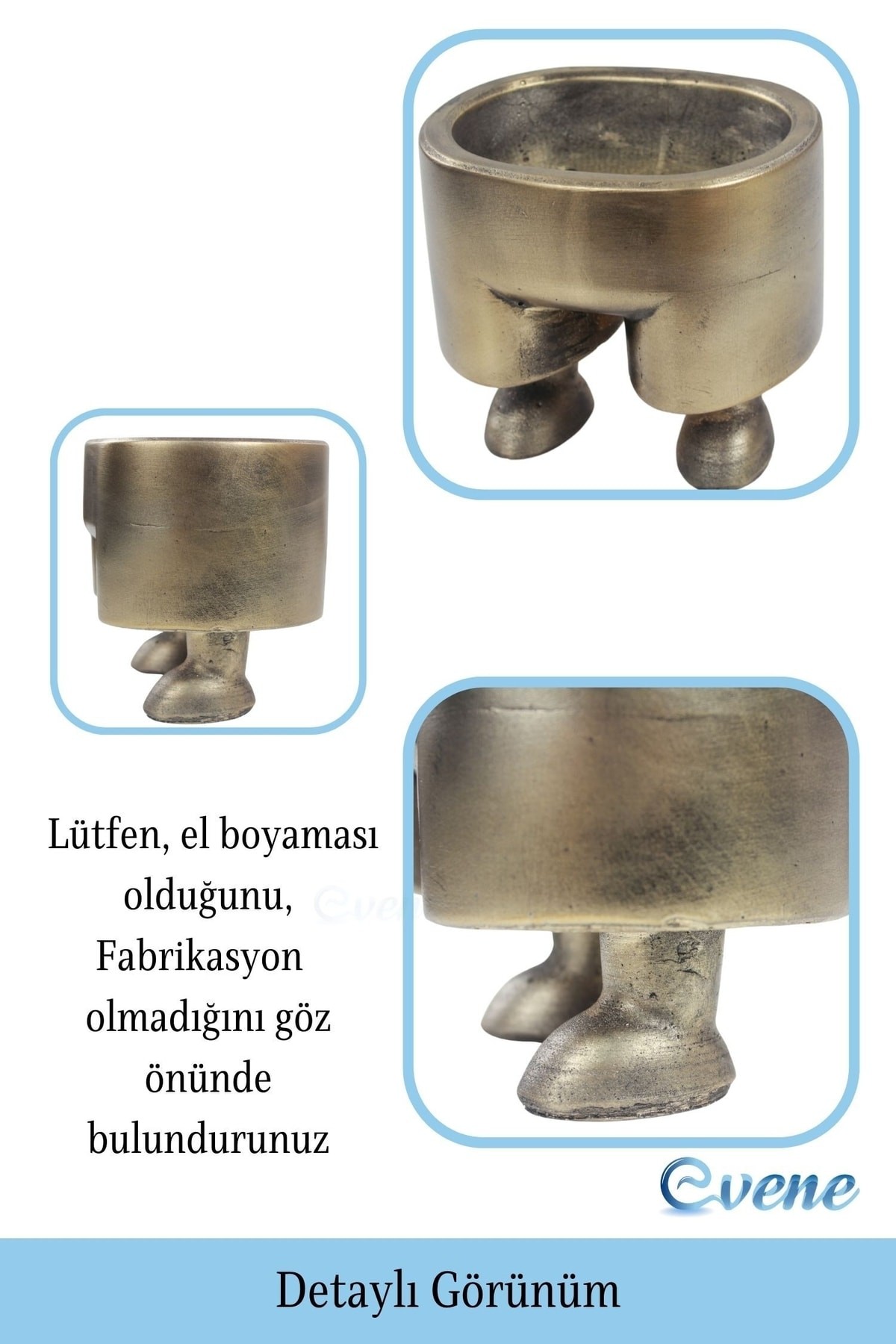 Saksı Çiçek Kaktüs Saksısı Lüx 8,5 Cm Gümüş Eskitme Varak Boyalı Pantolon Desen Saksı Çiçeklik