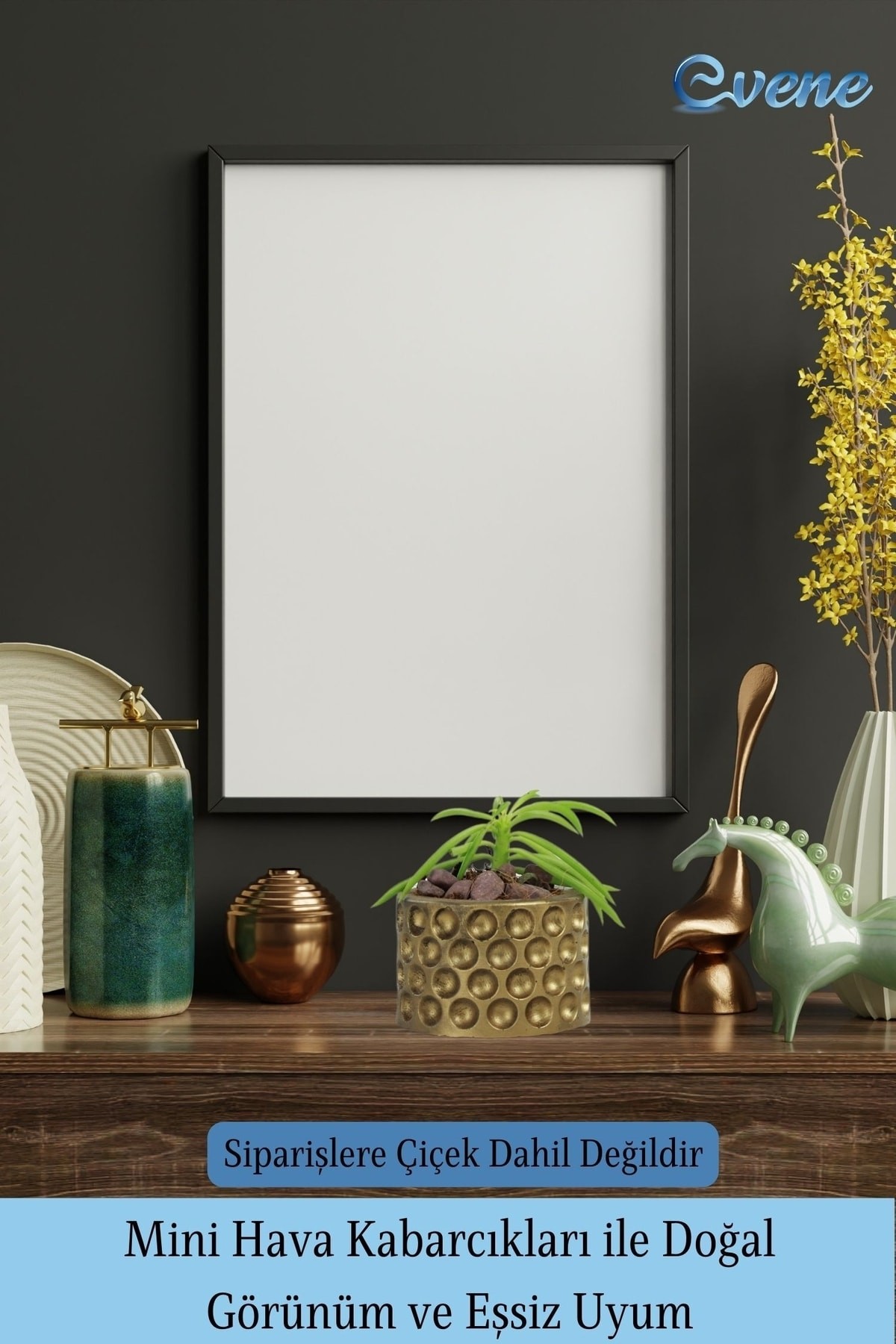 Mini Çiçek Saksı Küçük Sukulent Altın Eskitme Kaktüs Saksısı Puantiyeli Model