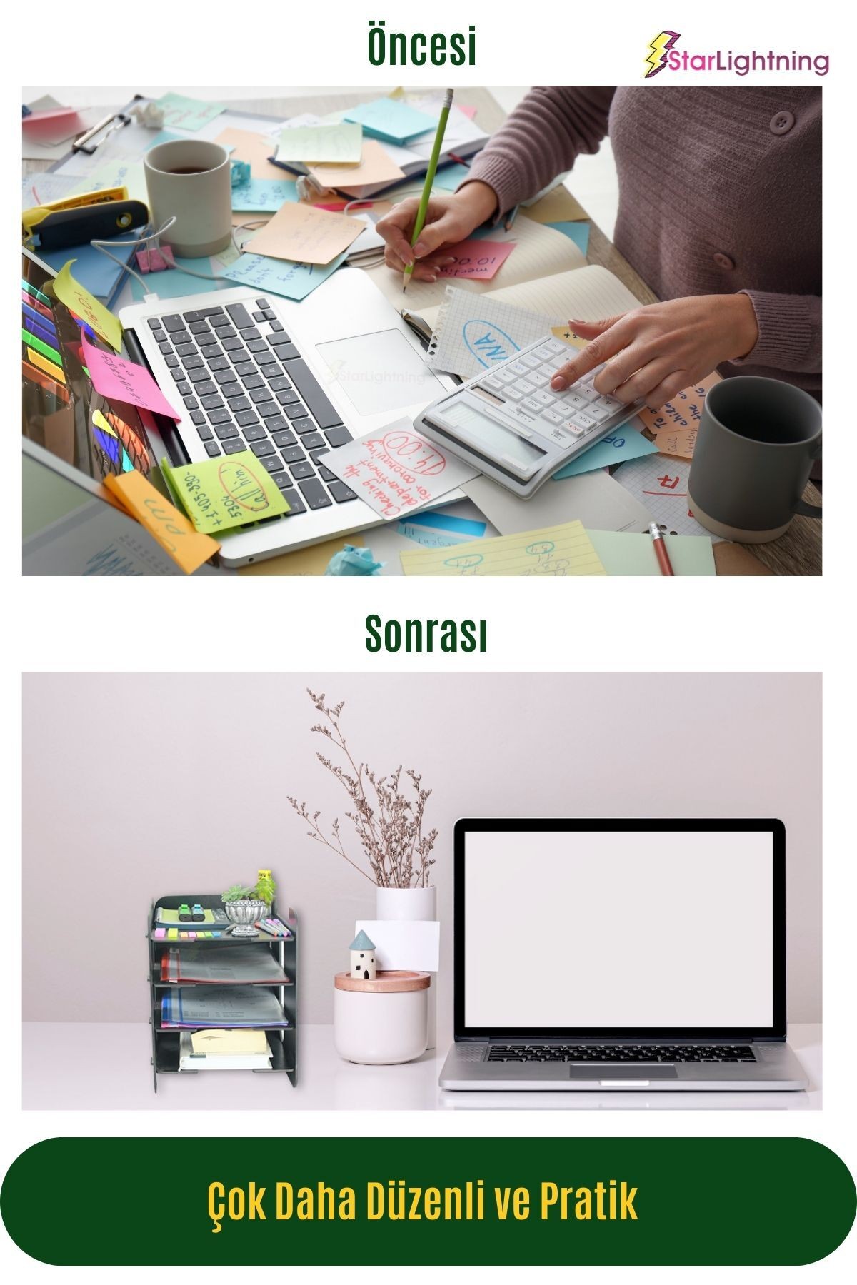 Masa Düzenleyici Organizer Evrak Rafı Masaüstü Organizer Model 1