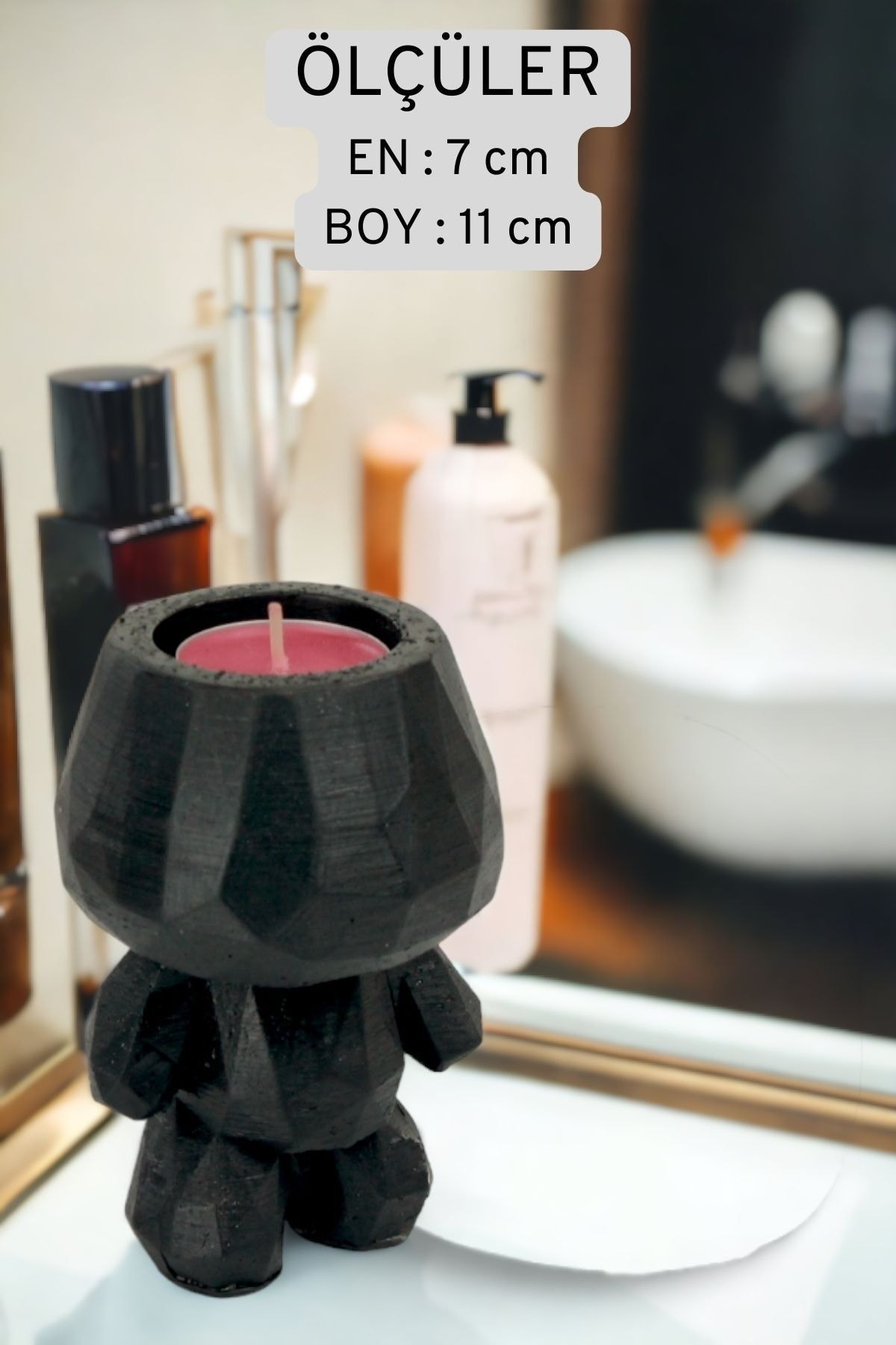 Şamdan Mumluk Tealight ve Şamdan Mum Uyumlu Model 5