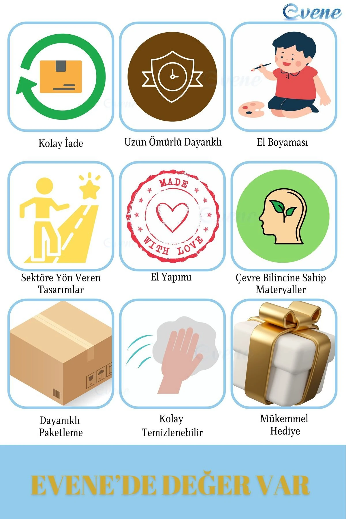 Küllük Altın Kül Tablası Dekoratif Küllük 4 Adet Model 7