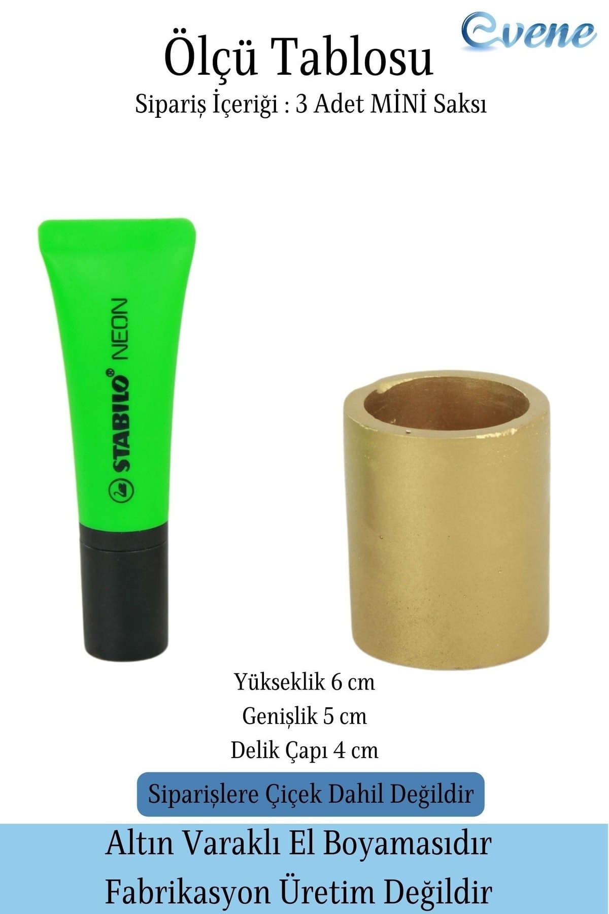 Mini Çiçek Saksı Küçük Sukulent Gümüş Kaktüs Saksısı 3'lü Set Düz Yuvarlak Model