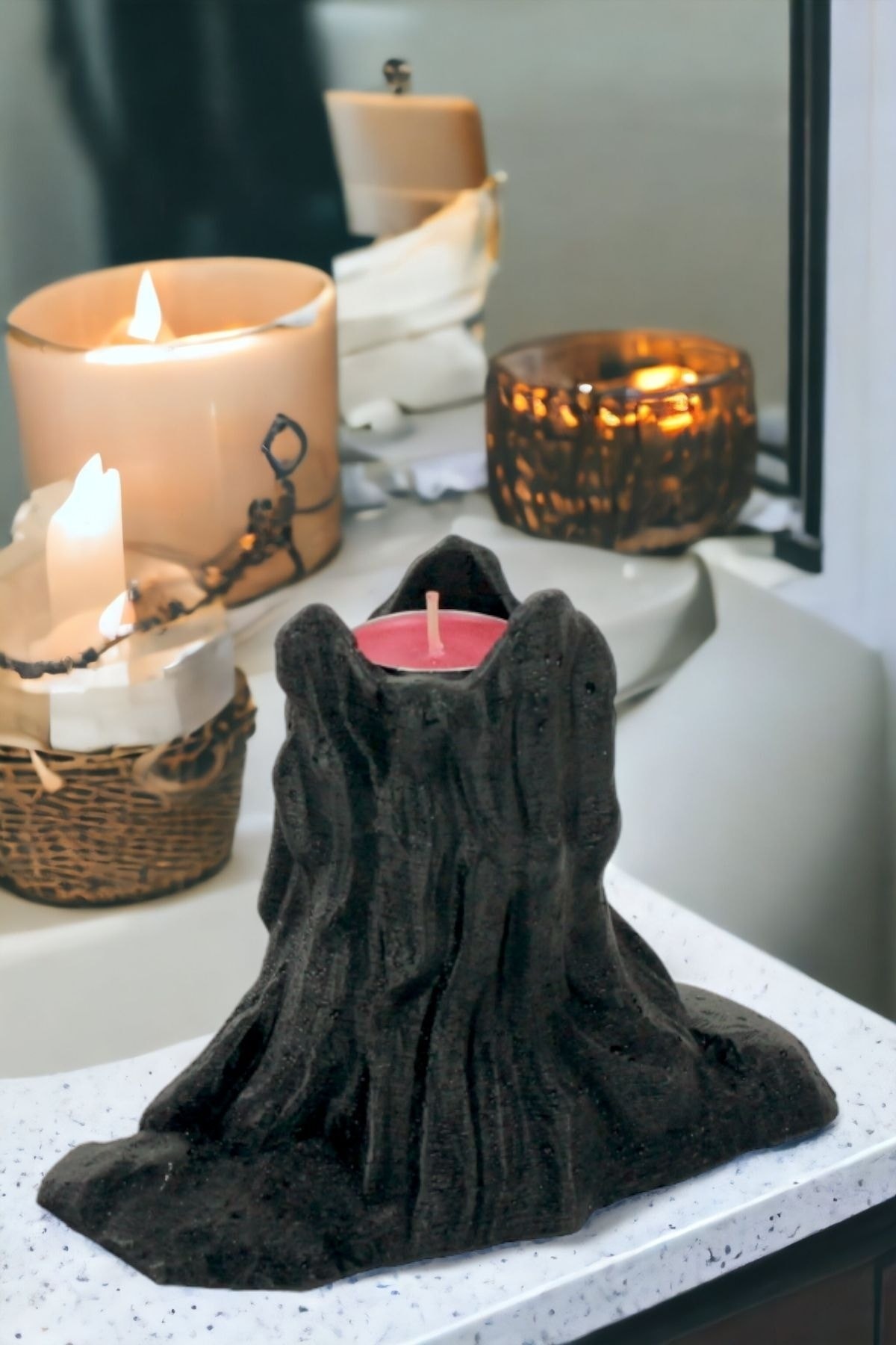 Şamdan Mumluk Tealight ve Şamdan Mum Uyumlu Model 2