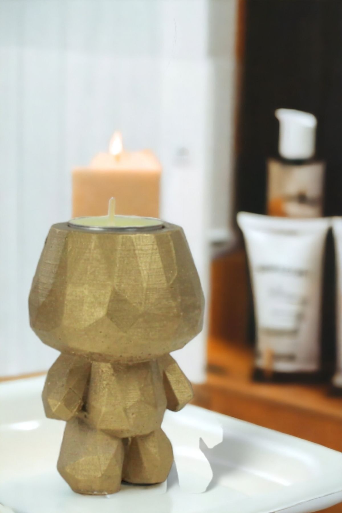 Şamdan Mumluk Tealight ve Şamdan Mum Uyumlu Model 5