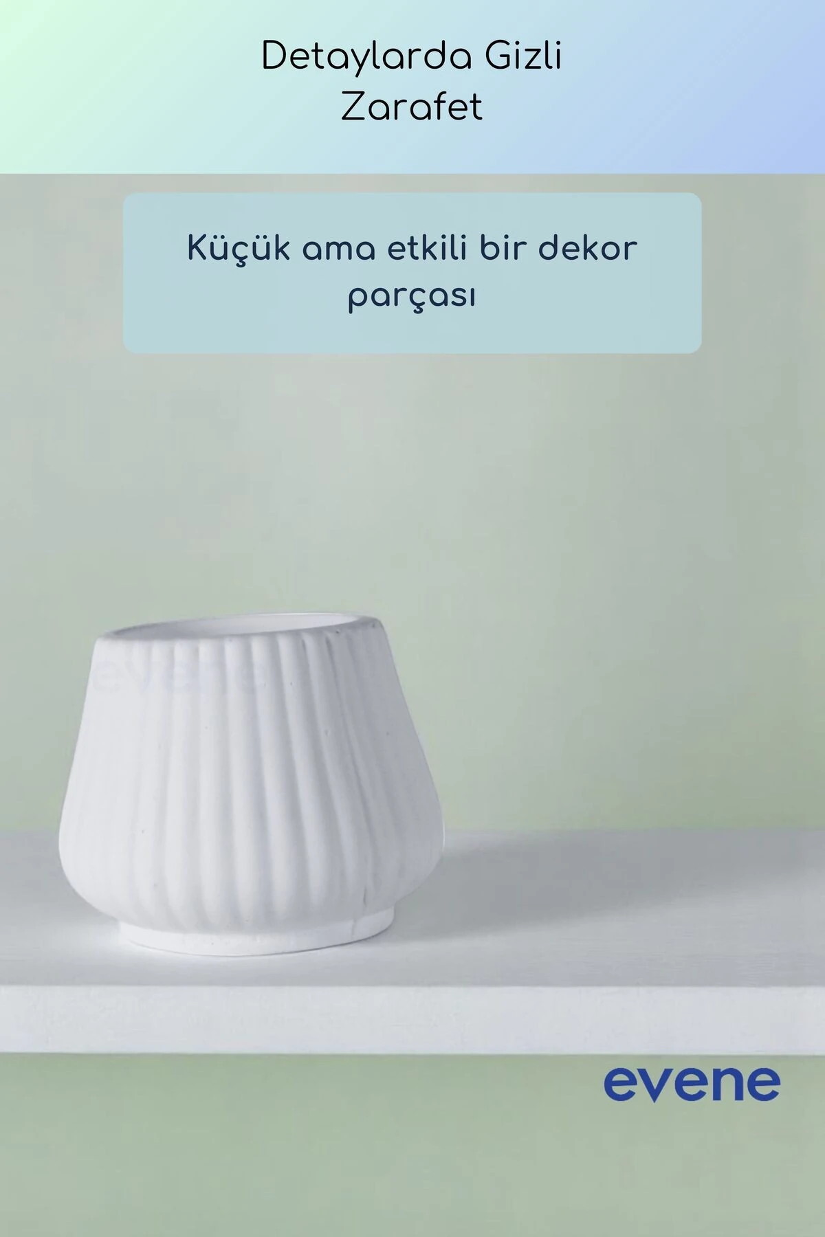 Mumluk Şamdan Ince Mum Uyumlu Beyaz Renk Model 54