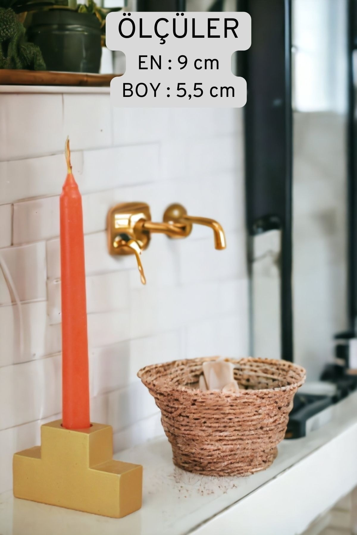 Şamdan Mumluk Tealight ve Şamdan Mum Uyumlu Model 16