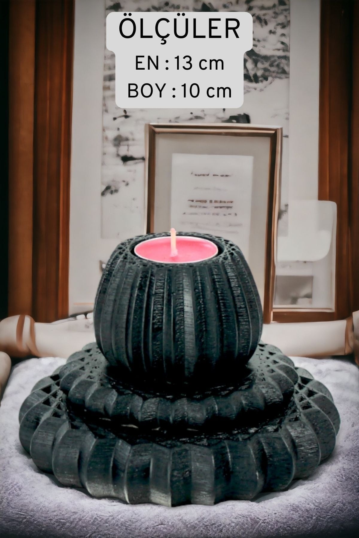 Şamdan Mumluk Tealight ve Şamdan Mum Uyumlu Model 1