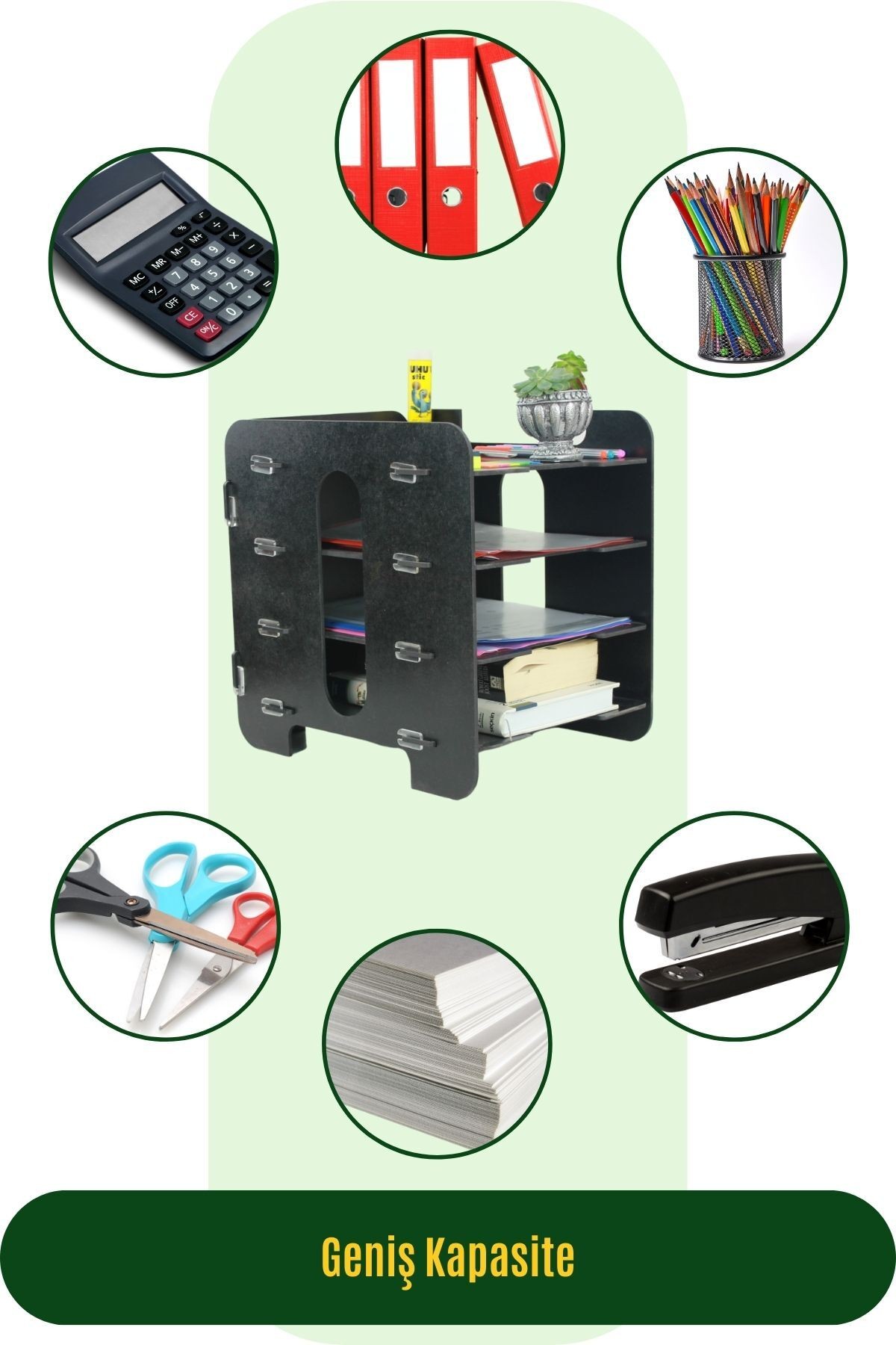 Masa Düzenleyici Organizer Evrak Rafı Masaüstü Organizer Model 1