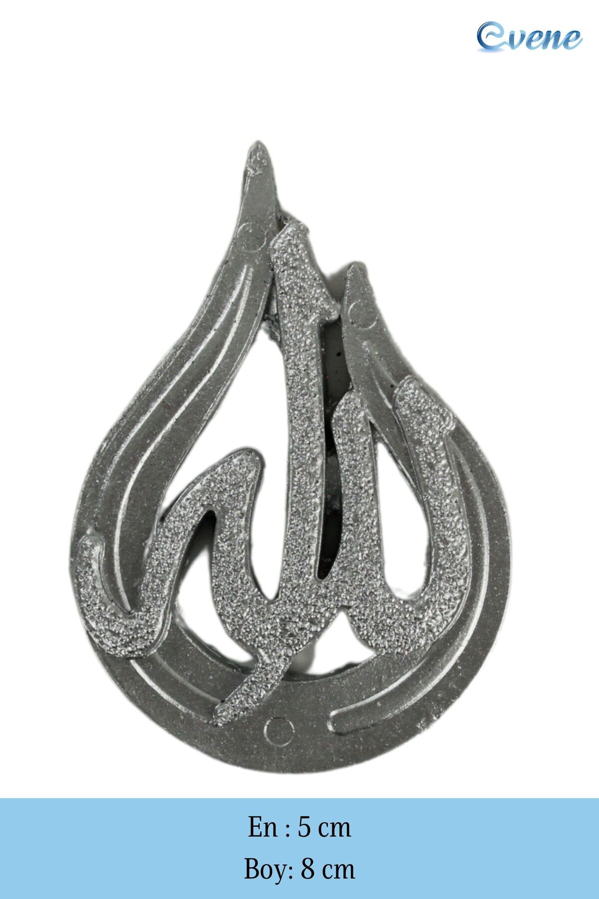 Allah Muhammed Biblo Allah Lafzı Dekoratif Obje Biblo Allah Yazılı Biblo Model 9