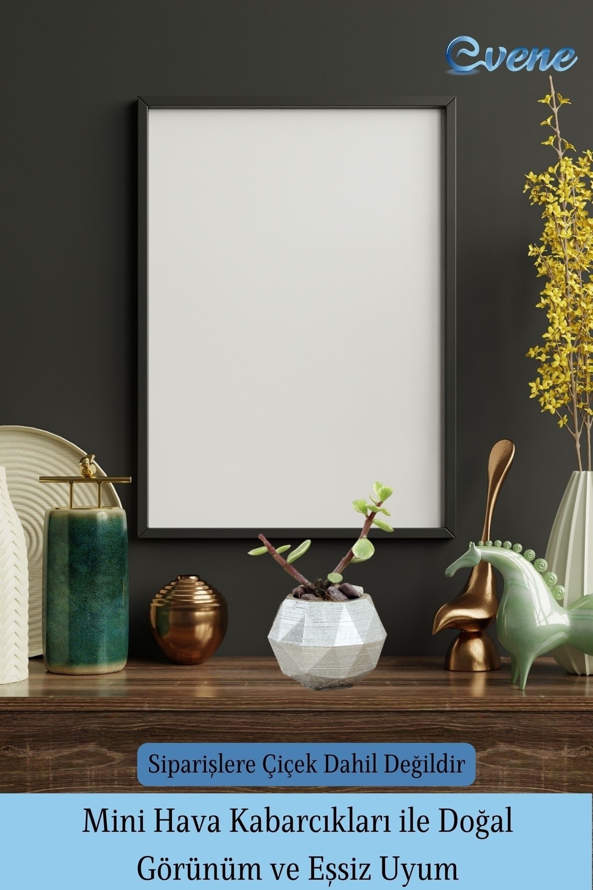 Mini Çiçek Saksı Küçük Sukulent Gümüş Kaktüs Saksısı 3'lü Set Mini Poly Silindir Model