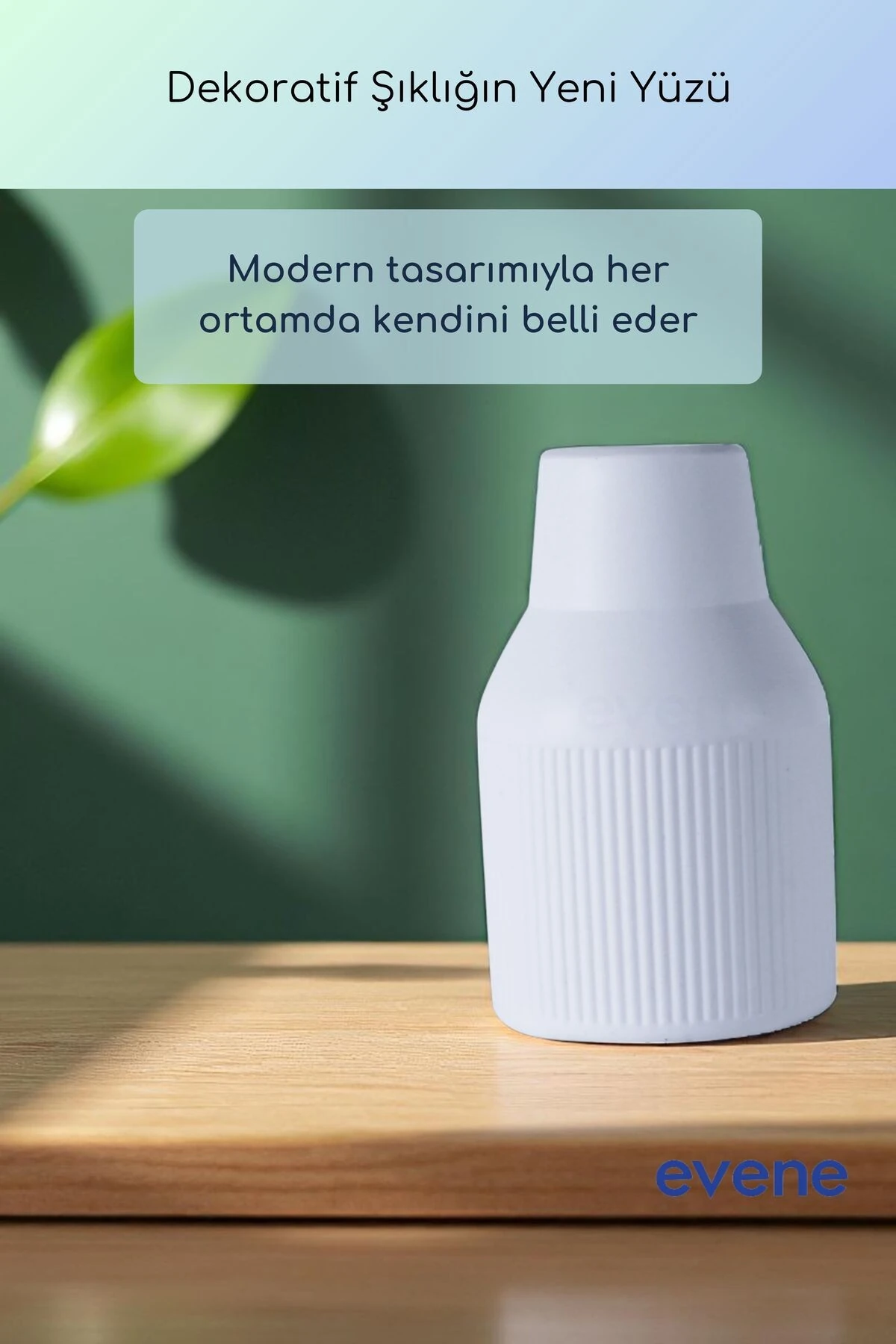 Vazo Küçük Vazo Masa Üstü Vazo Ev Dekorasyon Vazo Beyaz Renk Model 60