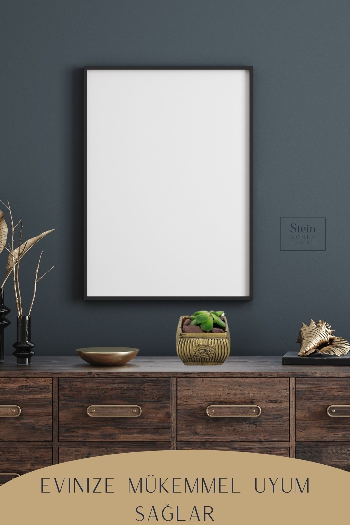 Dekoratif Saksı Minik Kaktüs Saksısı Altın Eskitme Renk 1 Adet Mini Çizgili Çiçekli Model