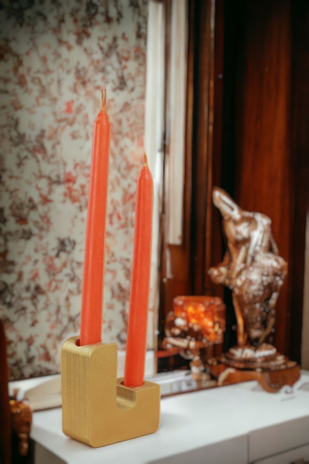 Şamdan Mumluk Tealight ve Şamdan Mum Uyumlu Model 12