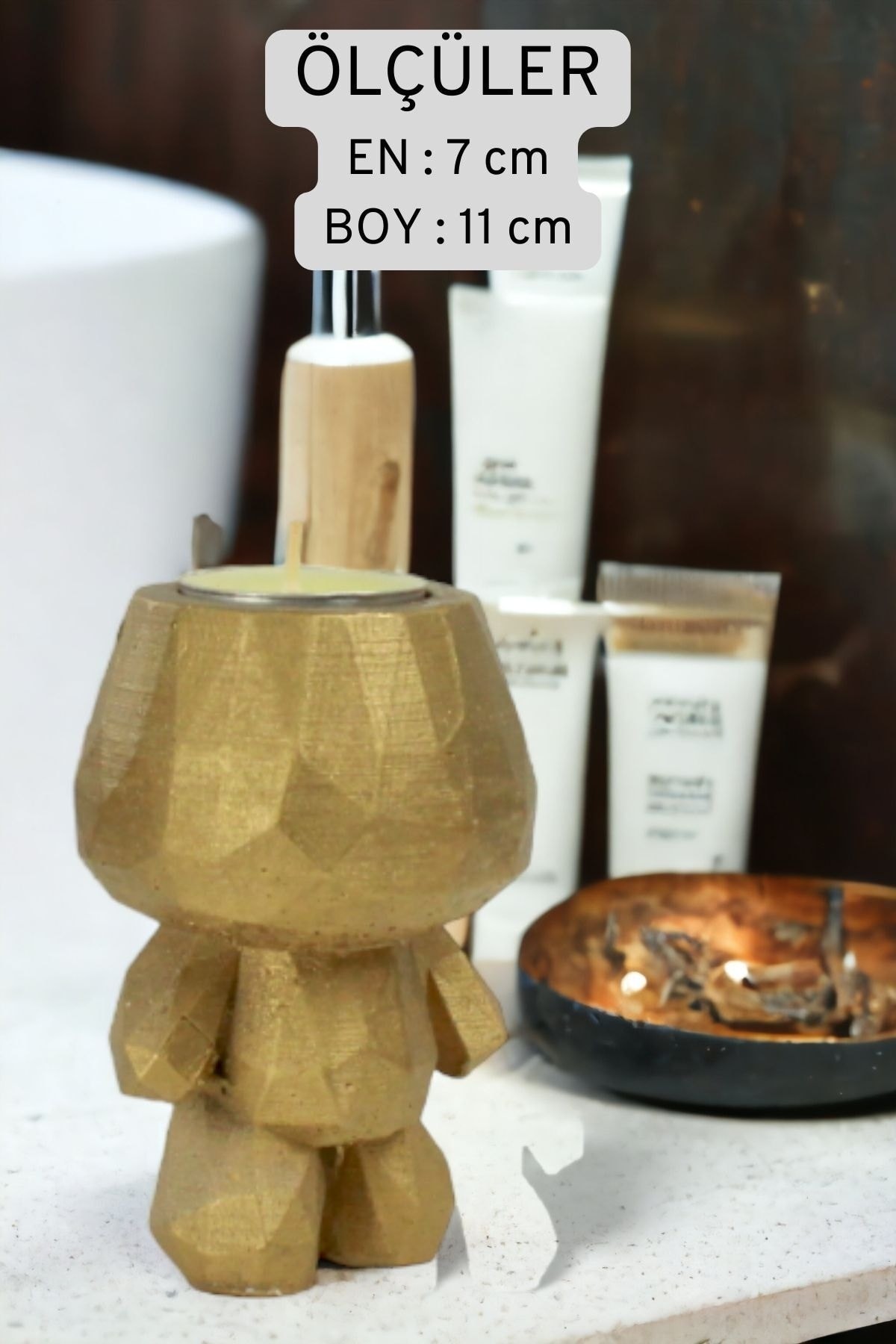 Şamdan Mumluk Tealight ve Şamdan Mum Uyumlu Model 5