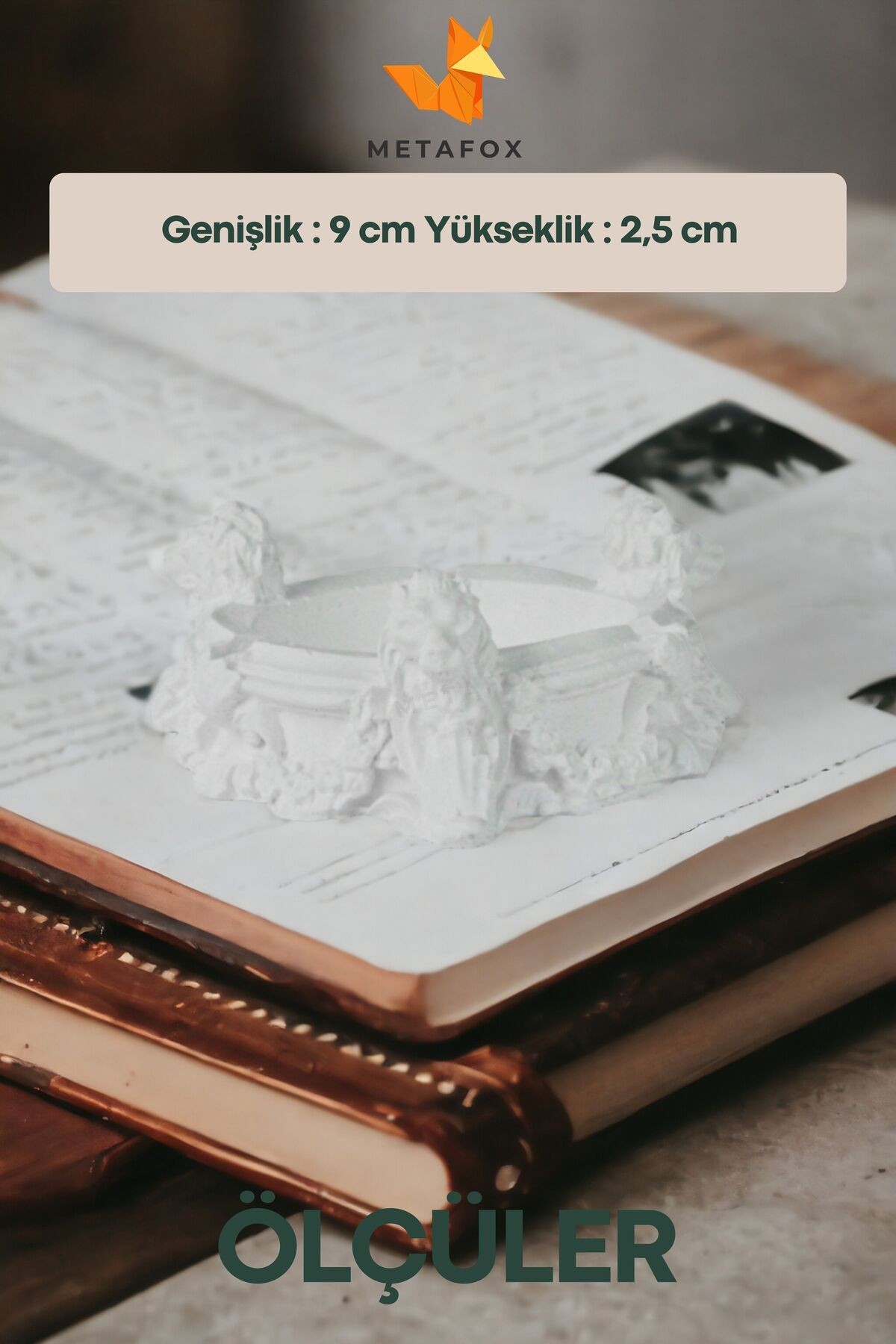 Küllük Kül Tablası Sigara Küllüğü 2 Adet Beyaz Model 7