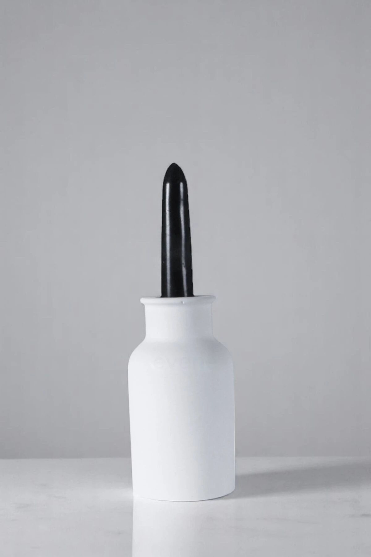 Mumluk Şamdan Ince Mum Uyumlu Beyaz Renk Model 65 image