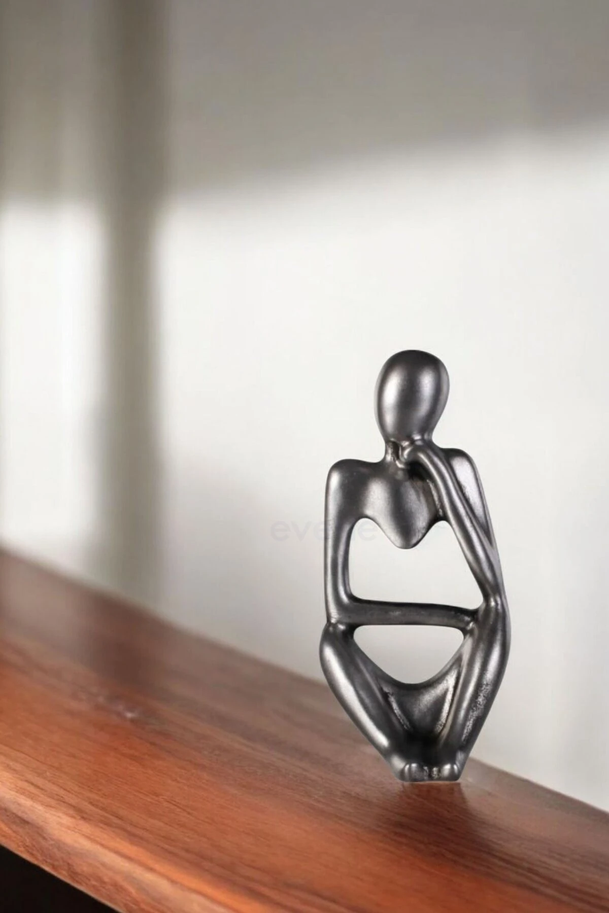 Dekoratif Obje Biblo Ev Dekorasyon Heykel Salon Masa Üstü Süs Eşyası Gümüş Eskitme Model 53 image