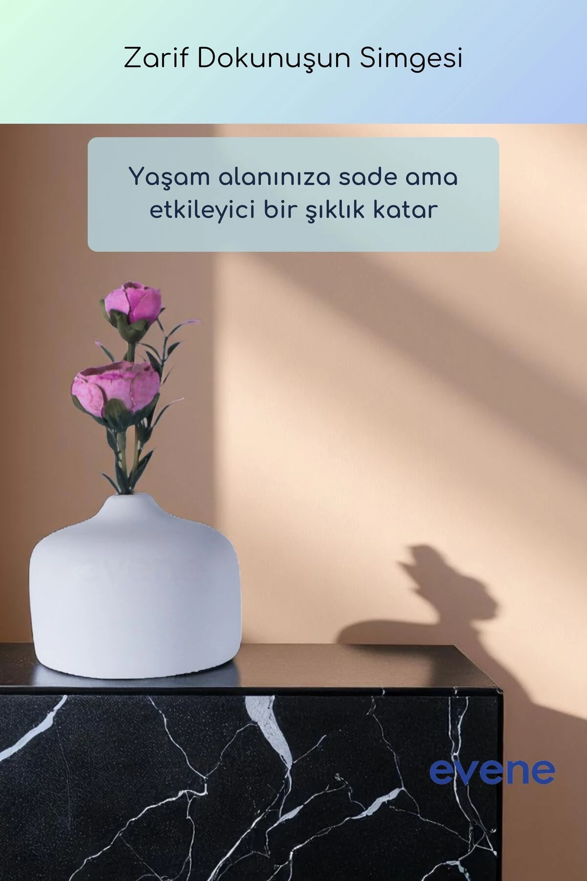 Vazo Küçük Vazo Masa Üstü Vazo Ev Dekorasyon Vazo Altın Eskitme Renk Model 63