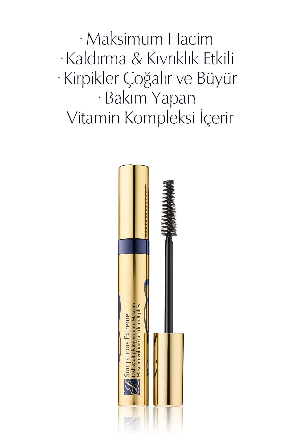 Sumptuous Extreme Maskara, Siyah, 8ml (Kirpik Çoğaltan, Hacim Veren, Kıvrıklık & Kaldırma Etkili) image