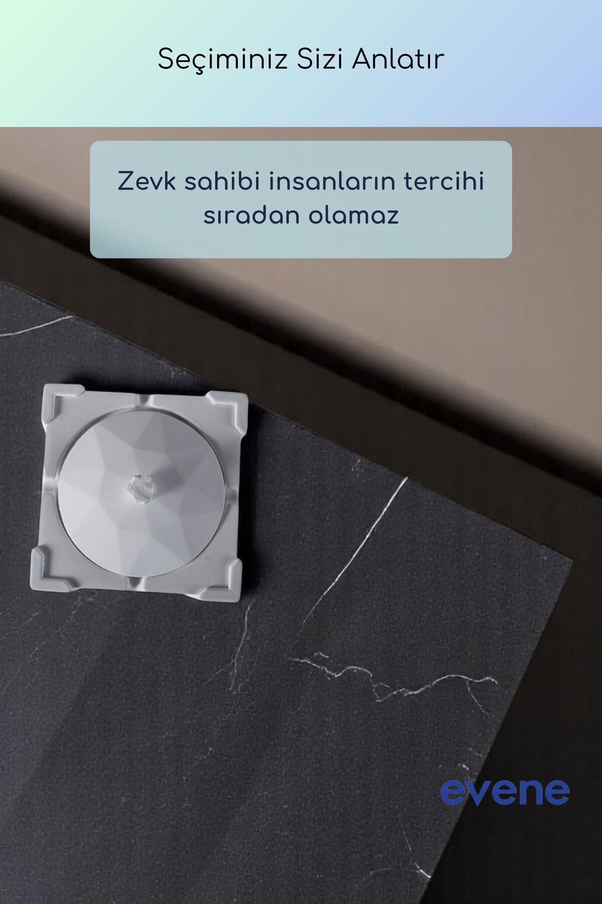 Küllük Altın Eskitme Renk Kül Tablası Dekoratif Küllük Model 11