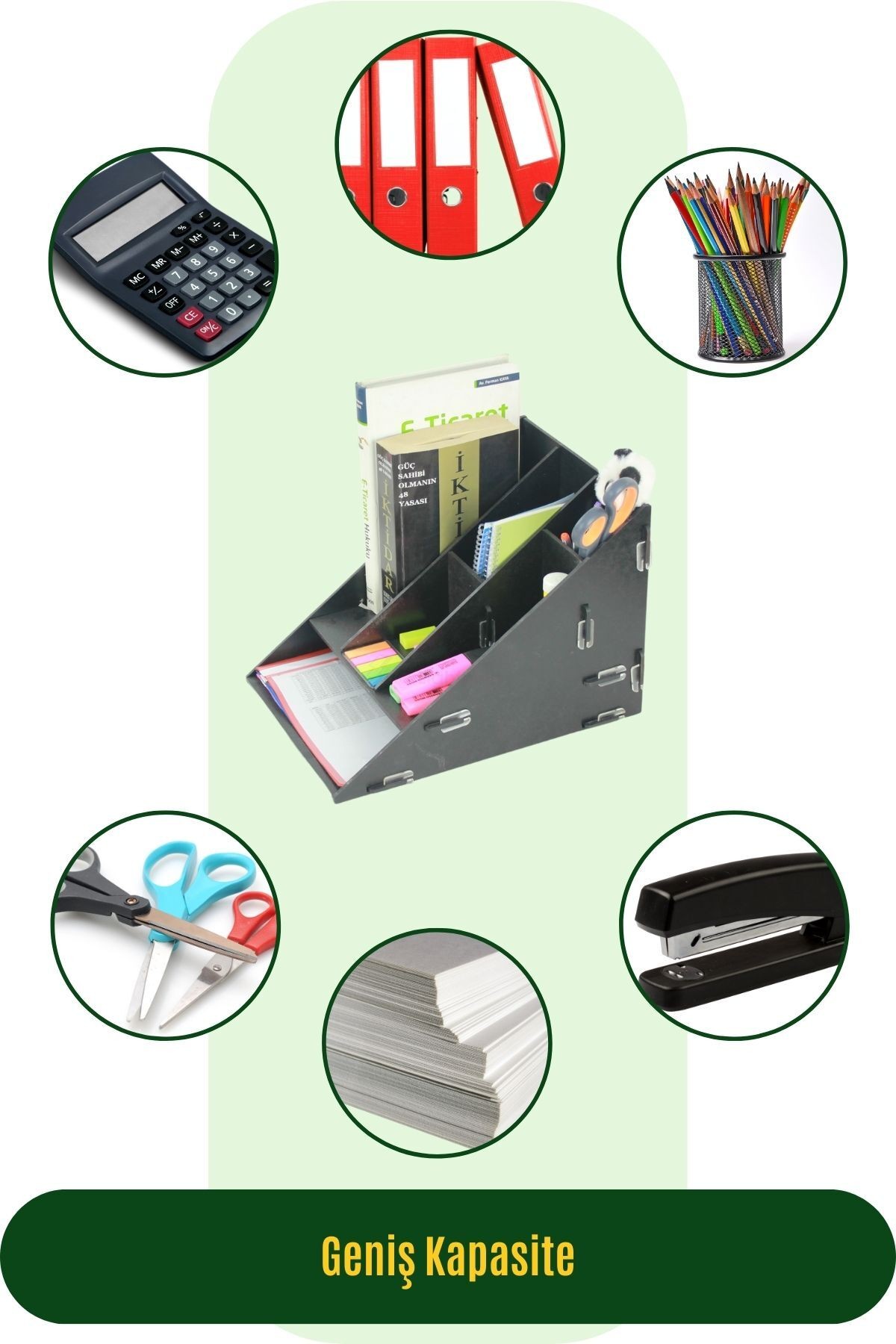 Masa Düzenleyici Organizer Evrak Rafı Masaüstü Organizer Model 4