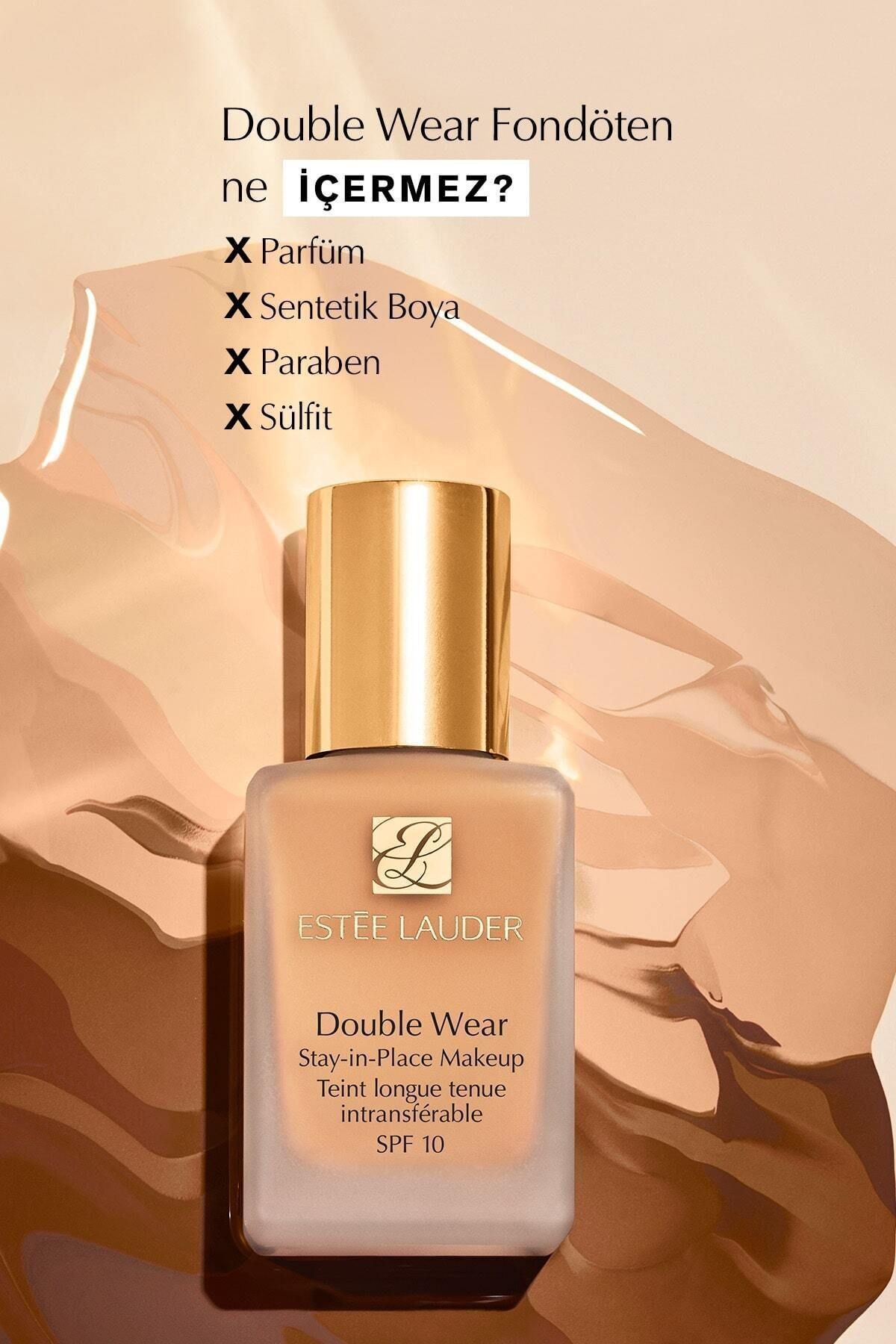 Doğal Ve Mat Bitişli - Double Wear Stay-in-place Fondöten Spf 10 ( 3w1 Tawny ) - 30 ml