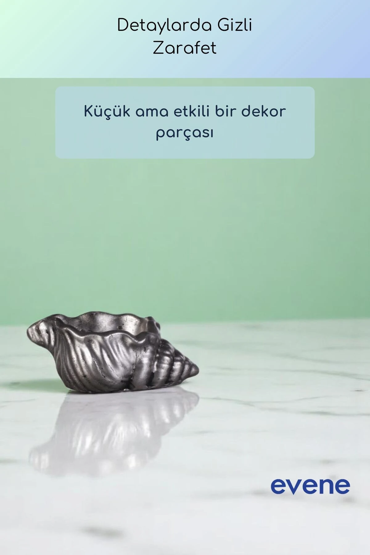 Mumluk Şamdan Ince Mum Uyumlu Gümüş Eskitme Renk Model 55