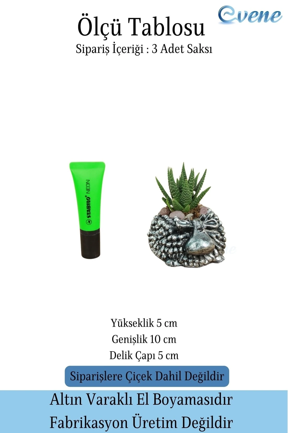 Mini Çiçek Saksı Küçük Sukulent Gümüş Eskitme Kaktüs Saksısı 3'lü Set Koyun Model