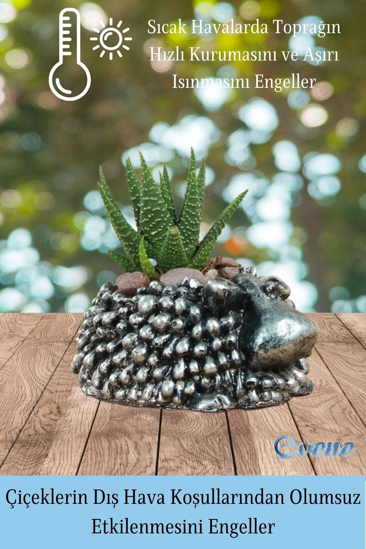 Mini Çiçek Saksı Küçük Sukulent Gümüş Eskitme Kaktüs Saksısı 3'lü Set Koyun Model