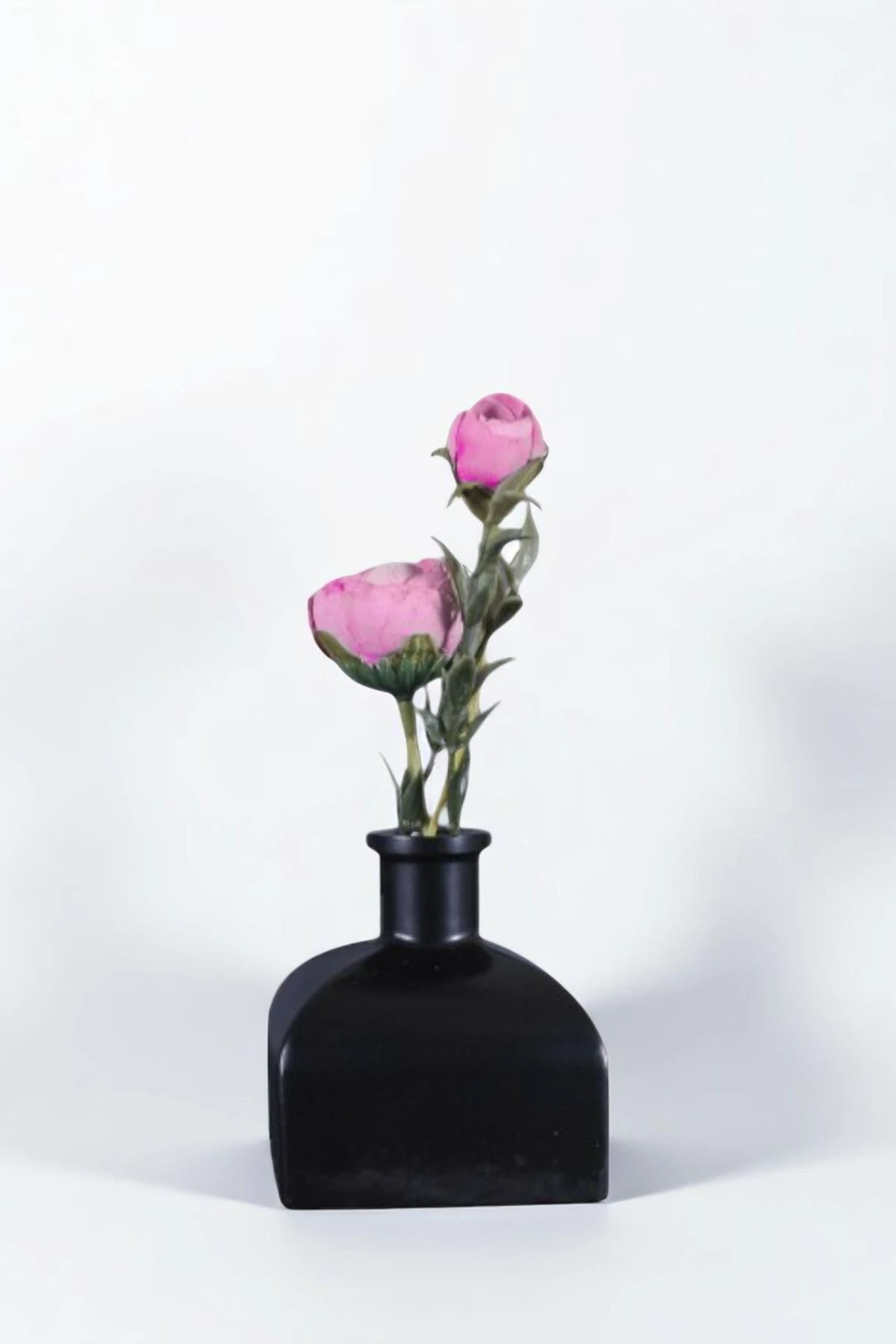 Vazo Küçük Vazo Masa Üstü Vazo Ev Dekorasyon Vazo Siyah Renk Model 62 image