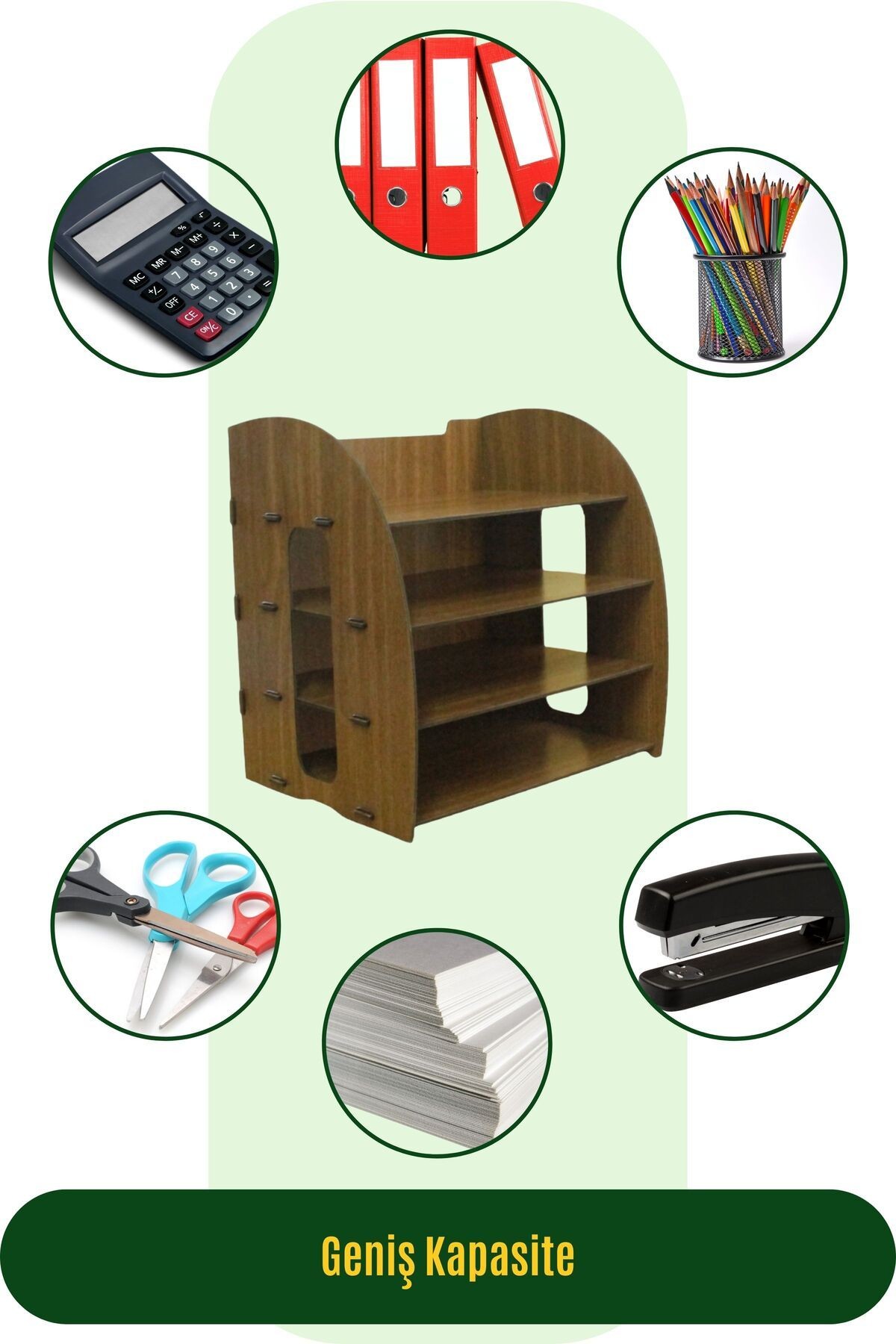 Masa Düzenleyici Organizer Evrak Rafı Masaüstü Organizer Model 6