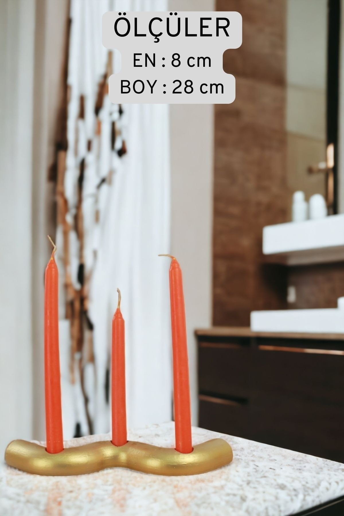 Şamdan Mumluk Tealight ve Şamdan Mum Uyumlu Model 14