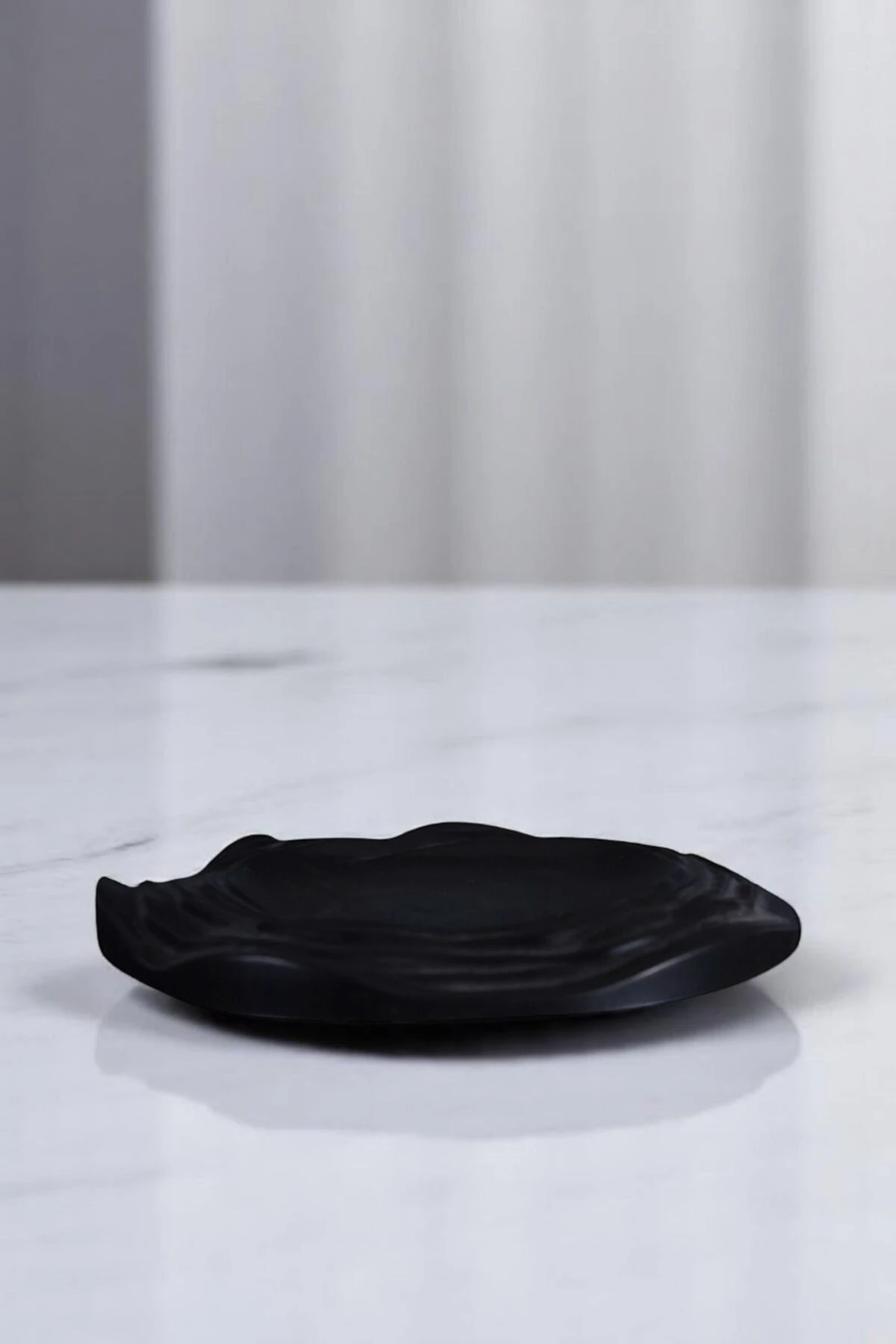 Takı Organizer Makyaj Düzenleyici Kozmetik Organizer Dekoratif Tabak Siyah Renk Model 26 image