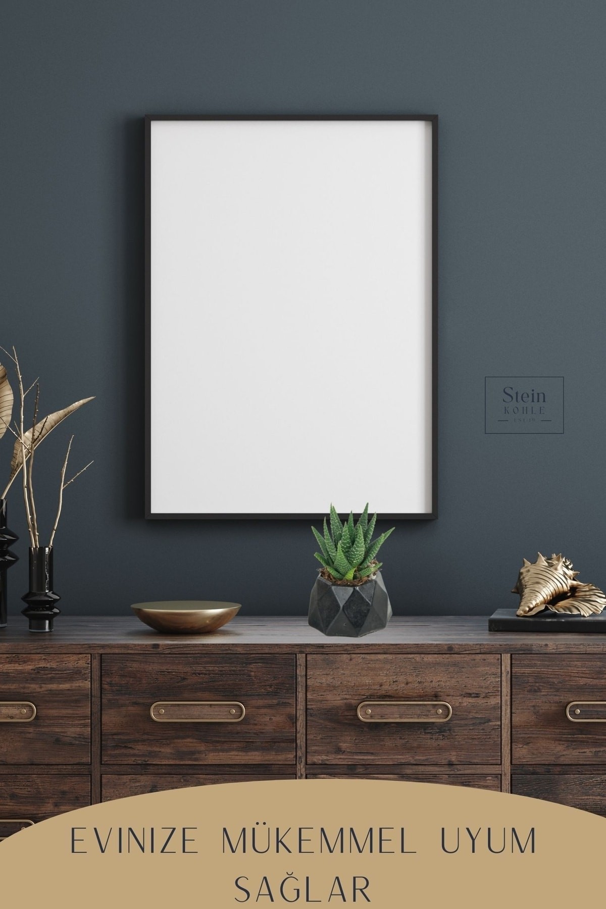 Dekoratif Saksı Minik Kaktüs Saksısı Siyah Renk 3 Adet Saksı Seti Mini Poly 1 Model